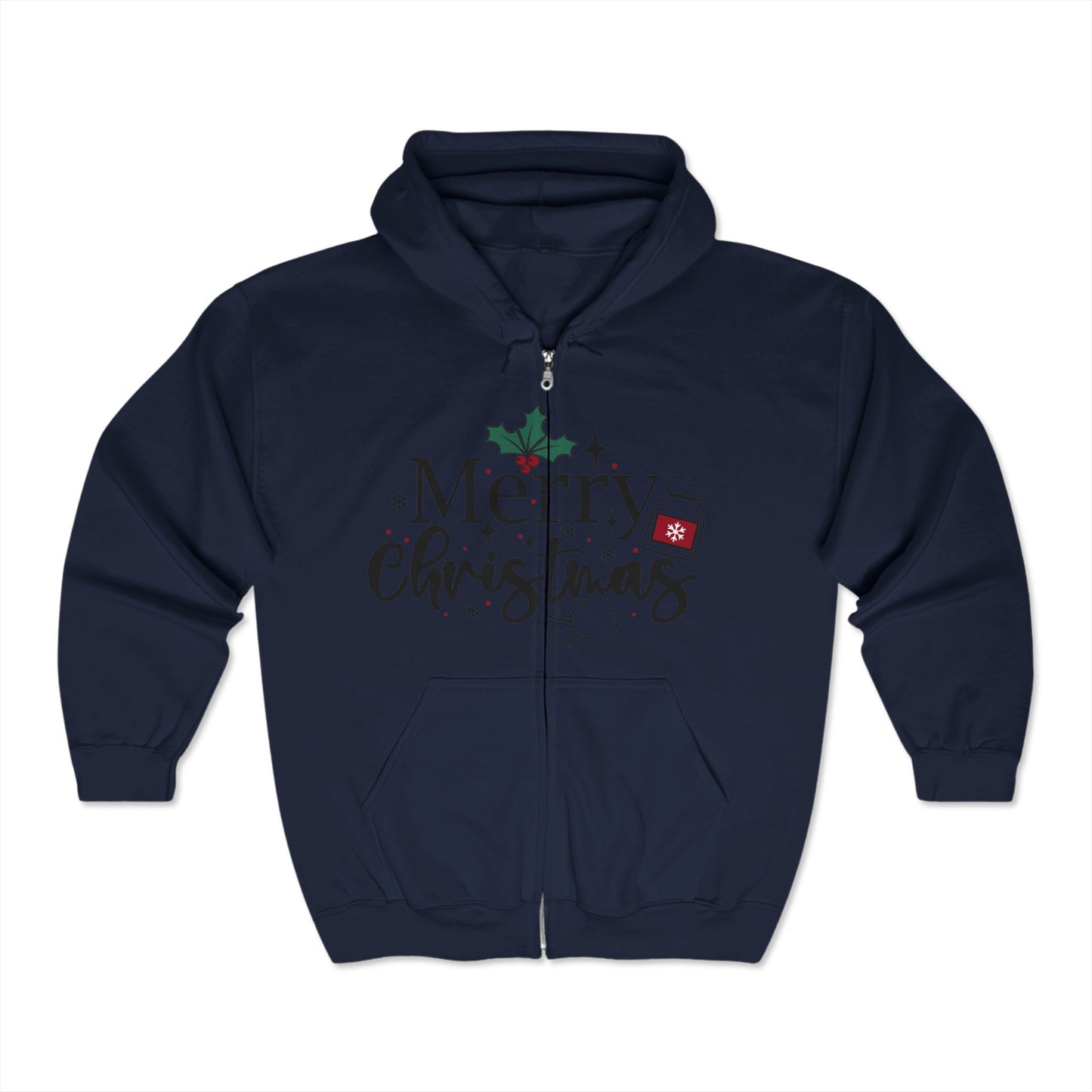 Christmas Unisex Heavy Blend™ Full Zip Hooded Sweatshirt