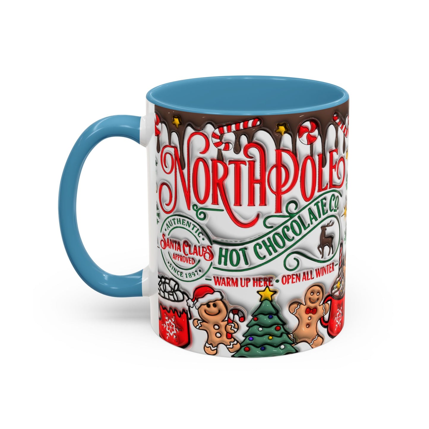 Christmas Accent Coffee Mug (11, 15oz)