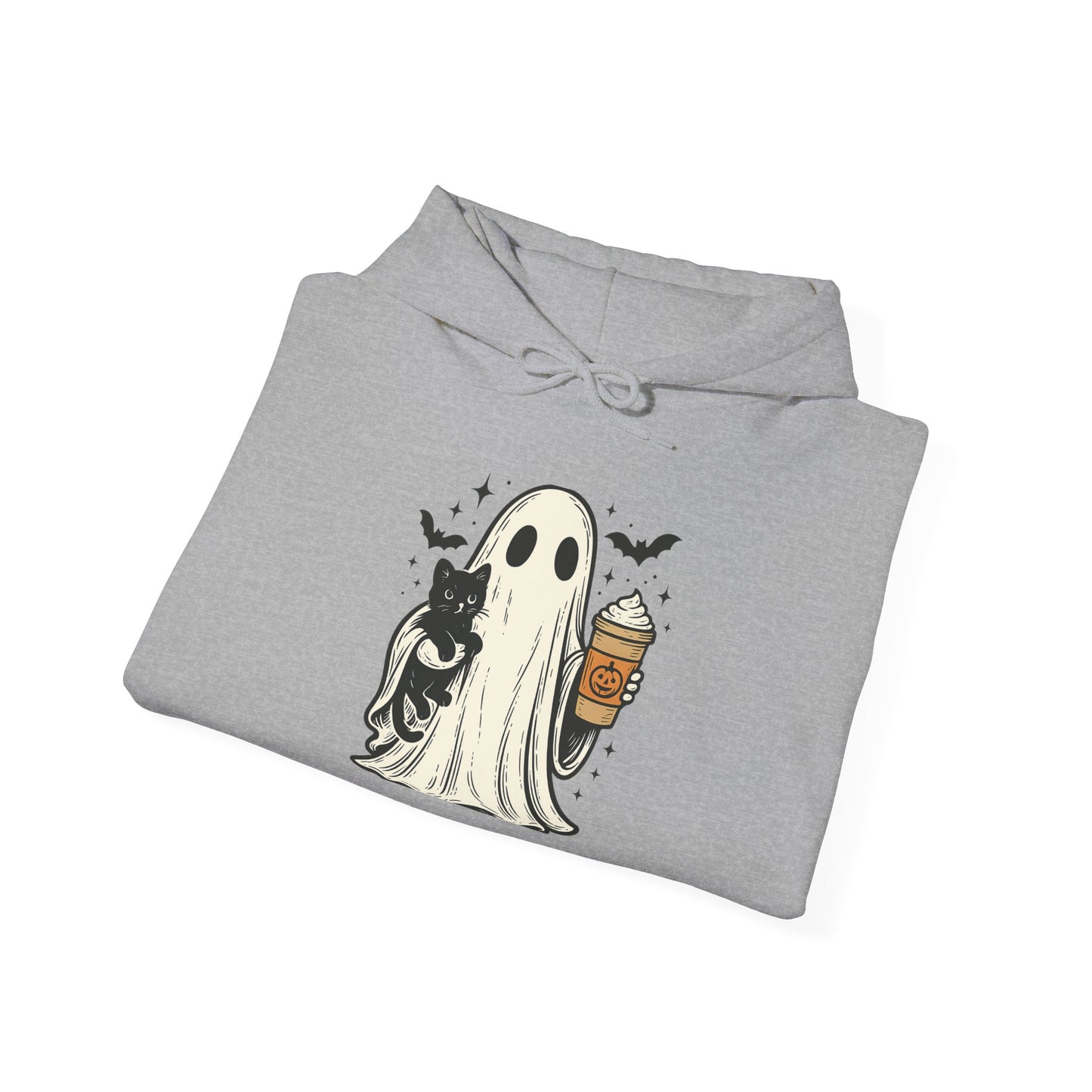Ghost & Cat Halloween Hoodie, Spooky hoodie , Unisex Cozy Pullover, Fall Wardrobe Essential, Perfect for Halloween Celebrations, [...]