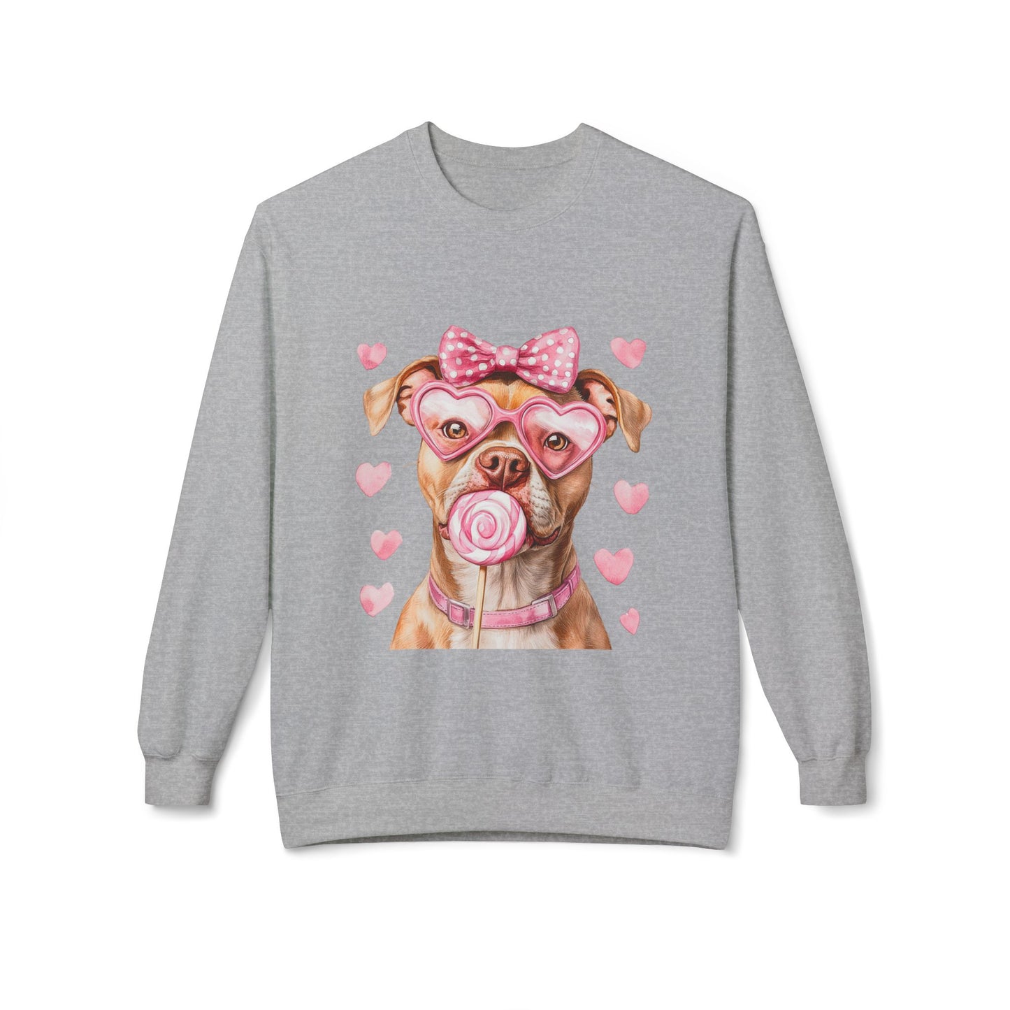 Valentines Unisex Midweight Softstyle Fleece Crewneck Sweatshirt