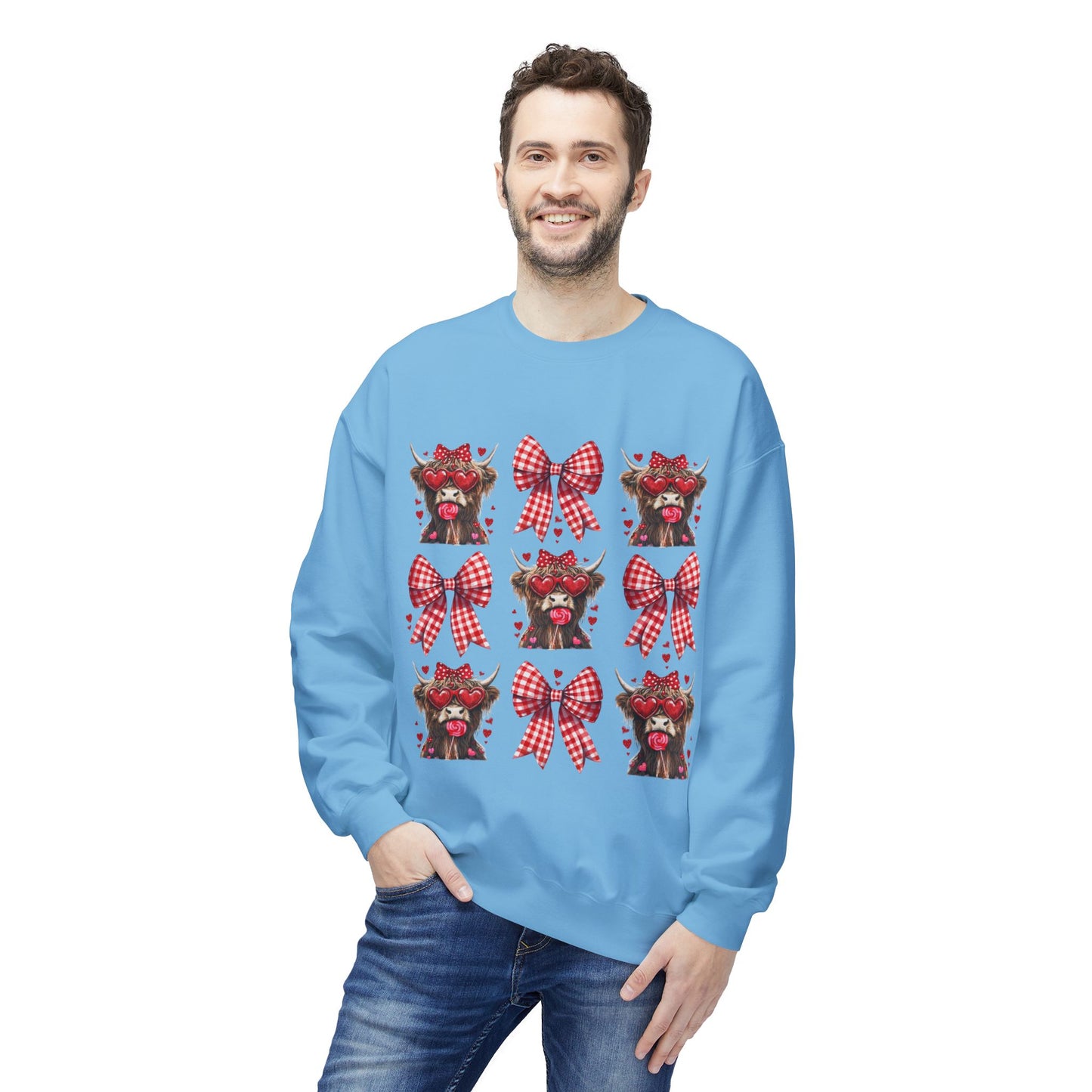 Valentines Unisex Midweight Softstyle Fleece Crewneck Sweatshirt