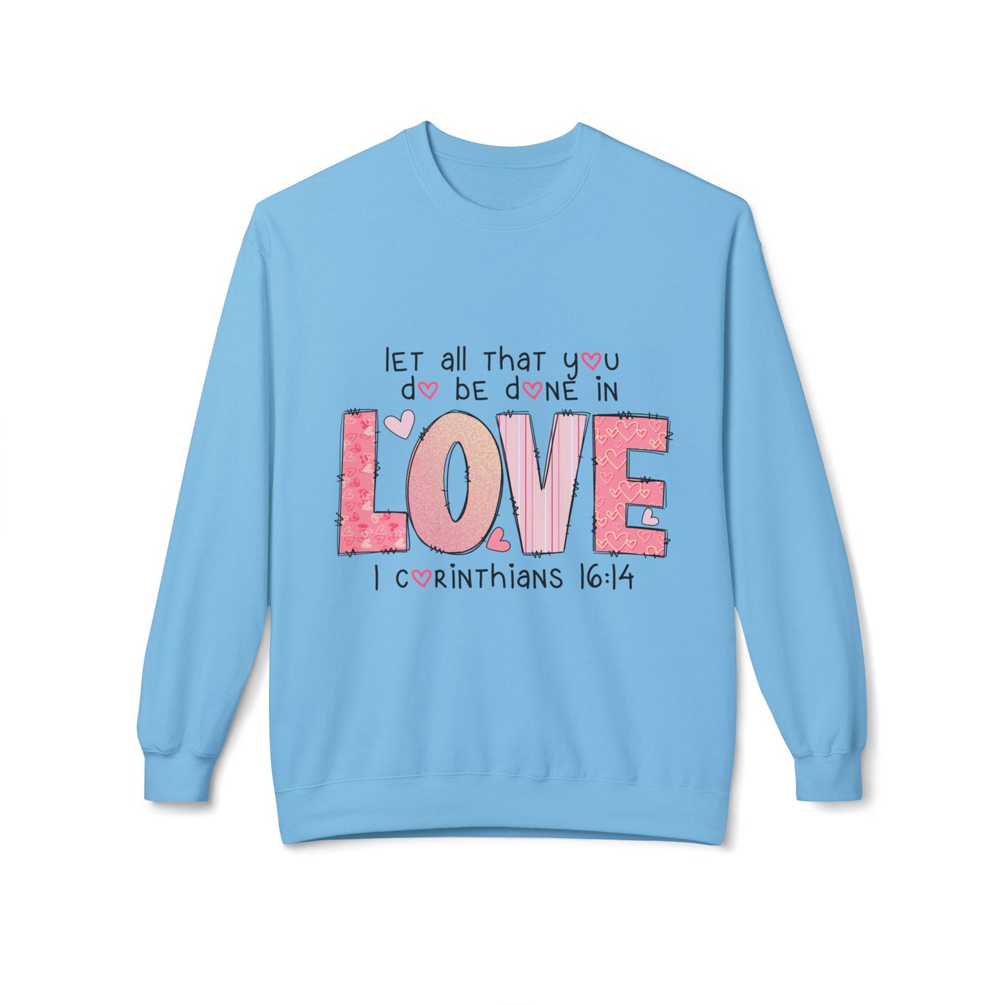 Valentines Unisex Midweight Softstyle Fleece Crewneck Sweatshirt