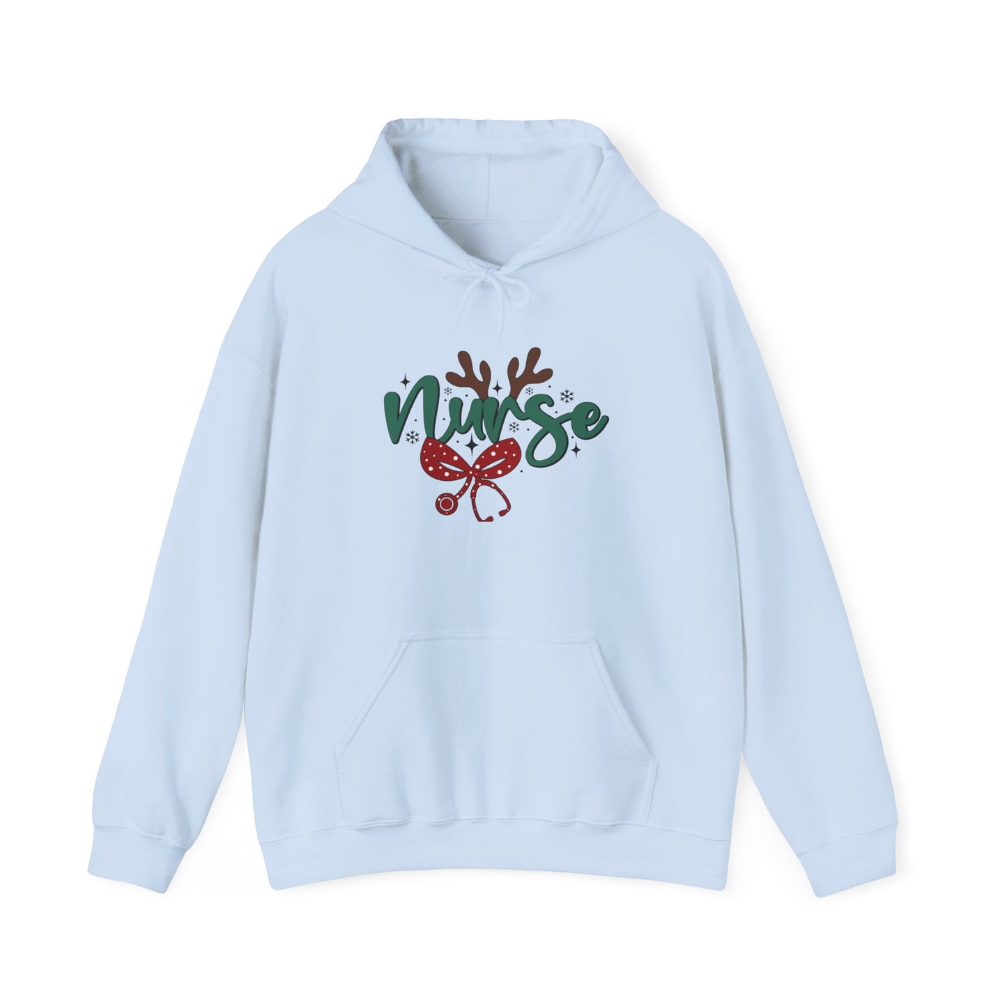 Festive Nurse Hoodie | Holiday Sweatshirt, Christmas Gift for Nurses, Cozy Winter Wear, Fun Nursing Apparel
