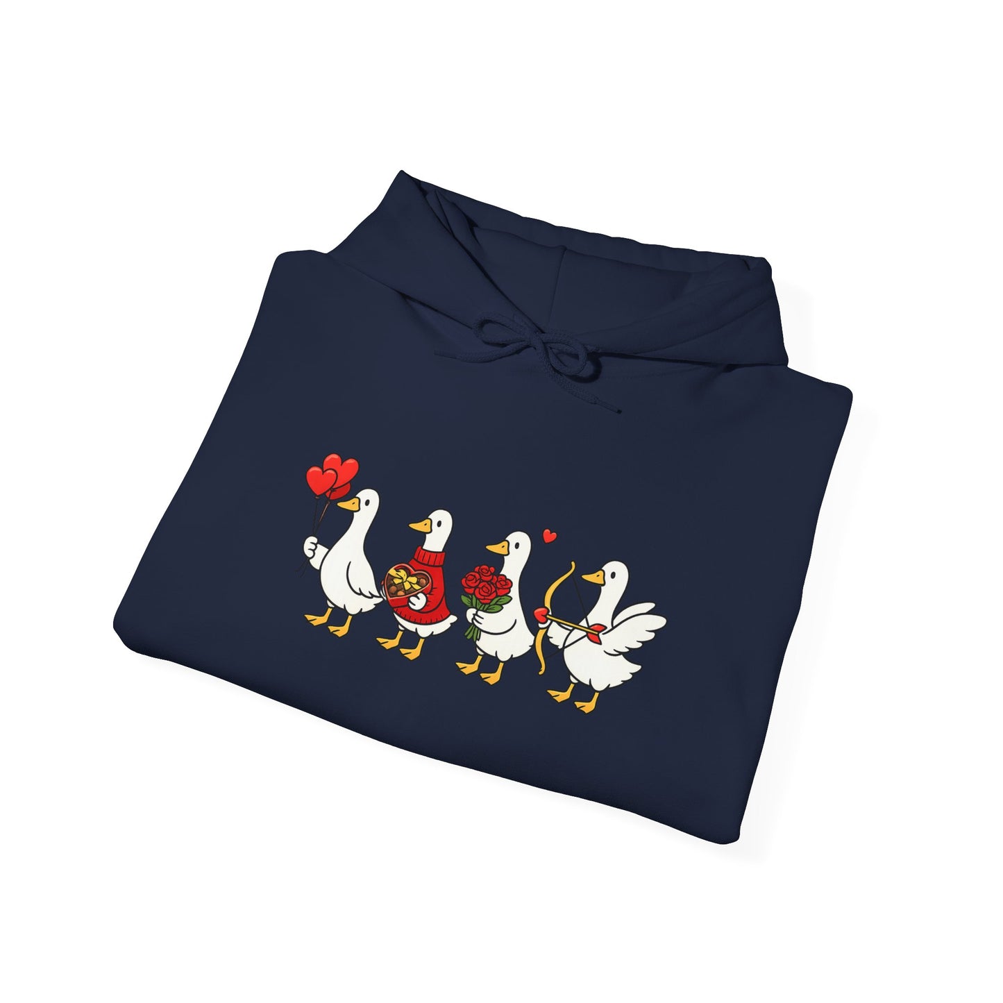 Cute Duck Family Hoodie — Whimsical Springtime Birds Pullover