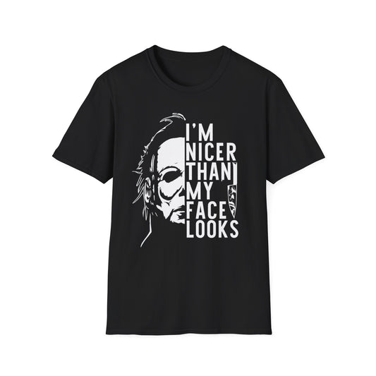 Graphic Horror-Themed Unisex T-Shirt | Perfect Gift for Halloween, Movie Lovers, Casual Wear, Unique Statement Tee