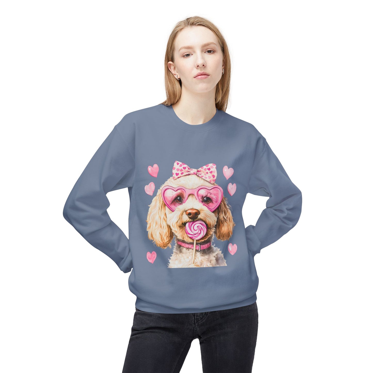 Valentines Unisex Midweight Softstyle Fleece Crewneck Sweatshirt