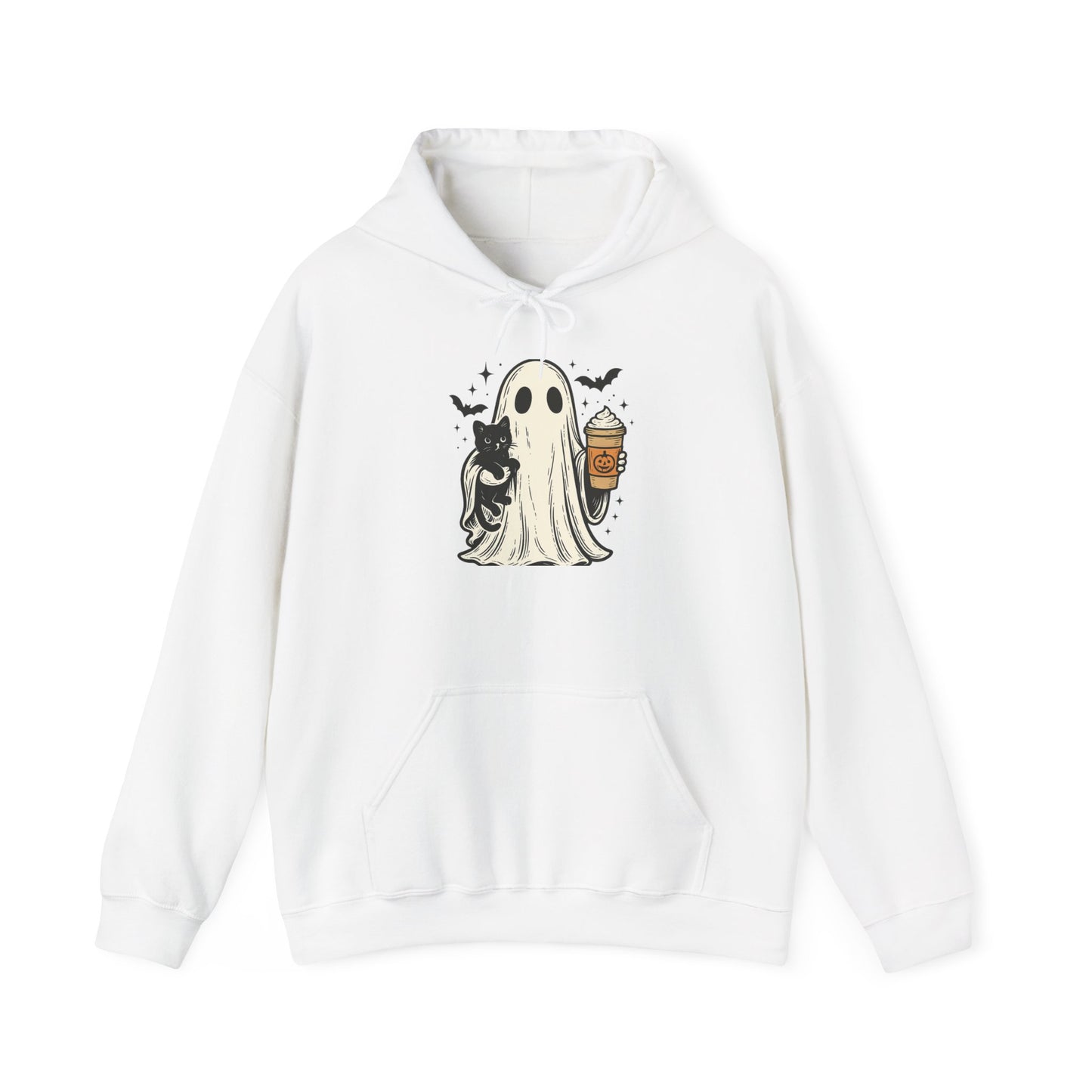Ghost & Cat Halloween Hoodie, Spooky hoodie , Unisex Cozy Pullover, Fall Wardrobe Essential, Perfect for Halloween Celebrations, [...]