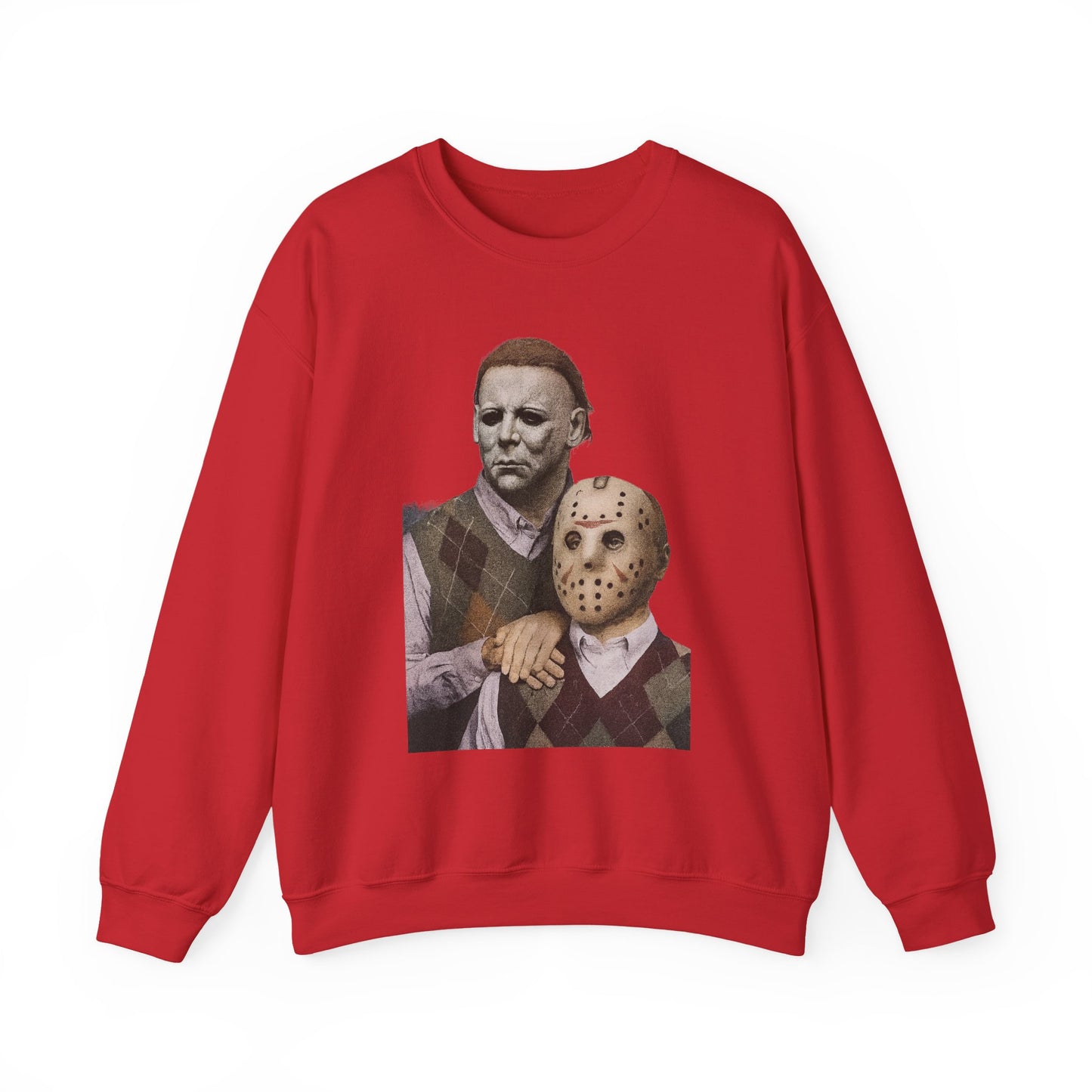 Horror Movie Sweatshirt: Scary Crewneck for Halloween, Cosplay, Horror Fans, Unisex Gift, Cozy Pullover
