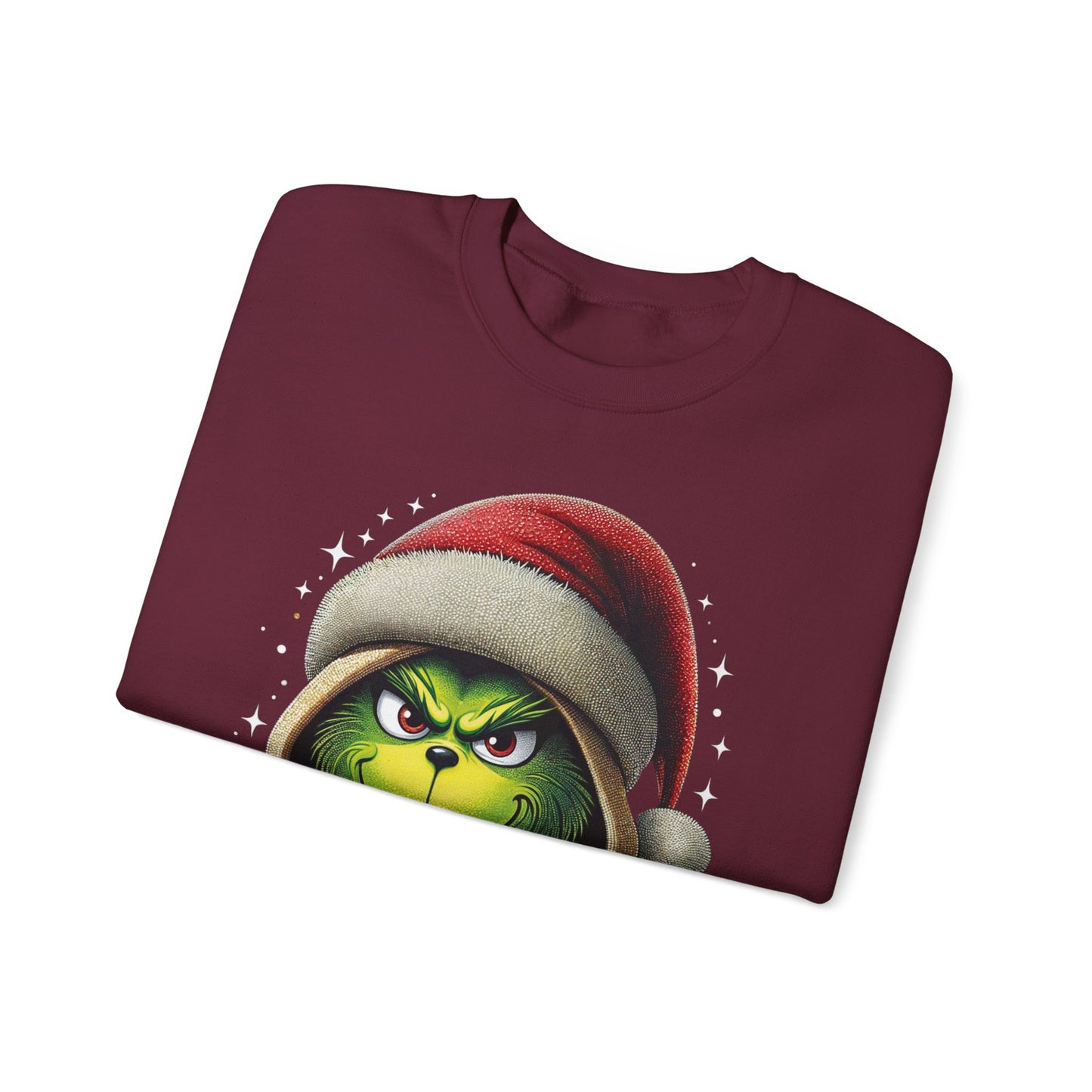 Grumpy Gamer Grinch Sweatshirt — Funny Christmas Holiday Gaming Crewneck
