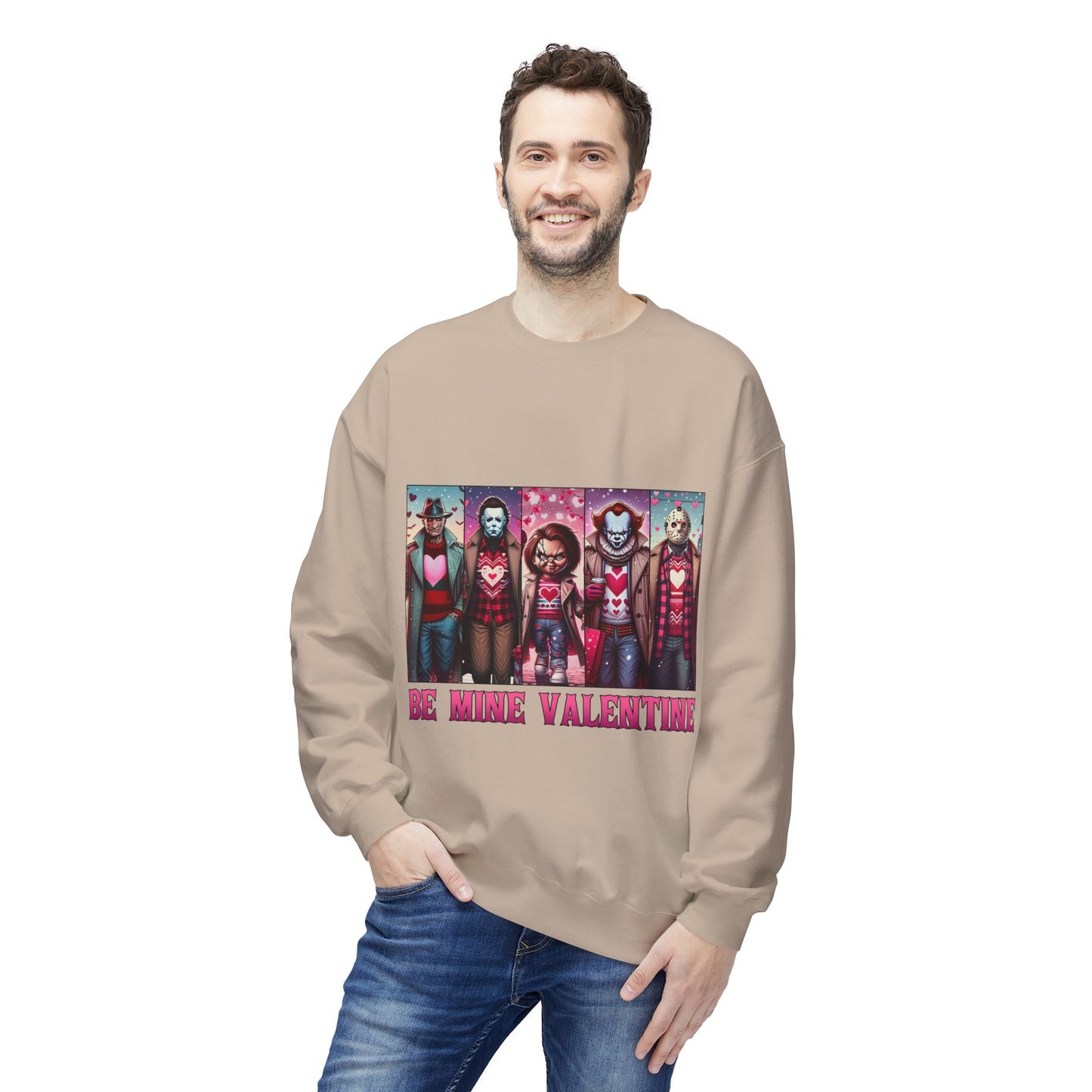 Valentines Unisex Midweight Softstyle Fleece Crewneck Sweatshirt