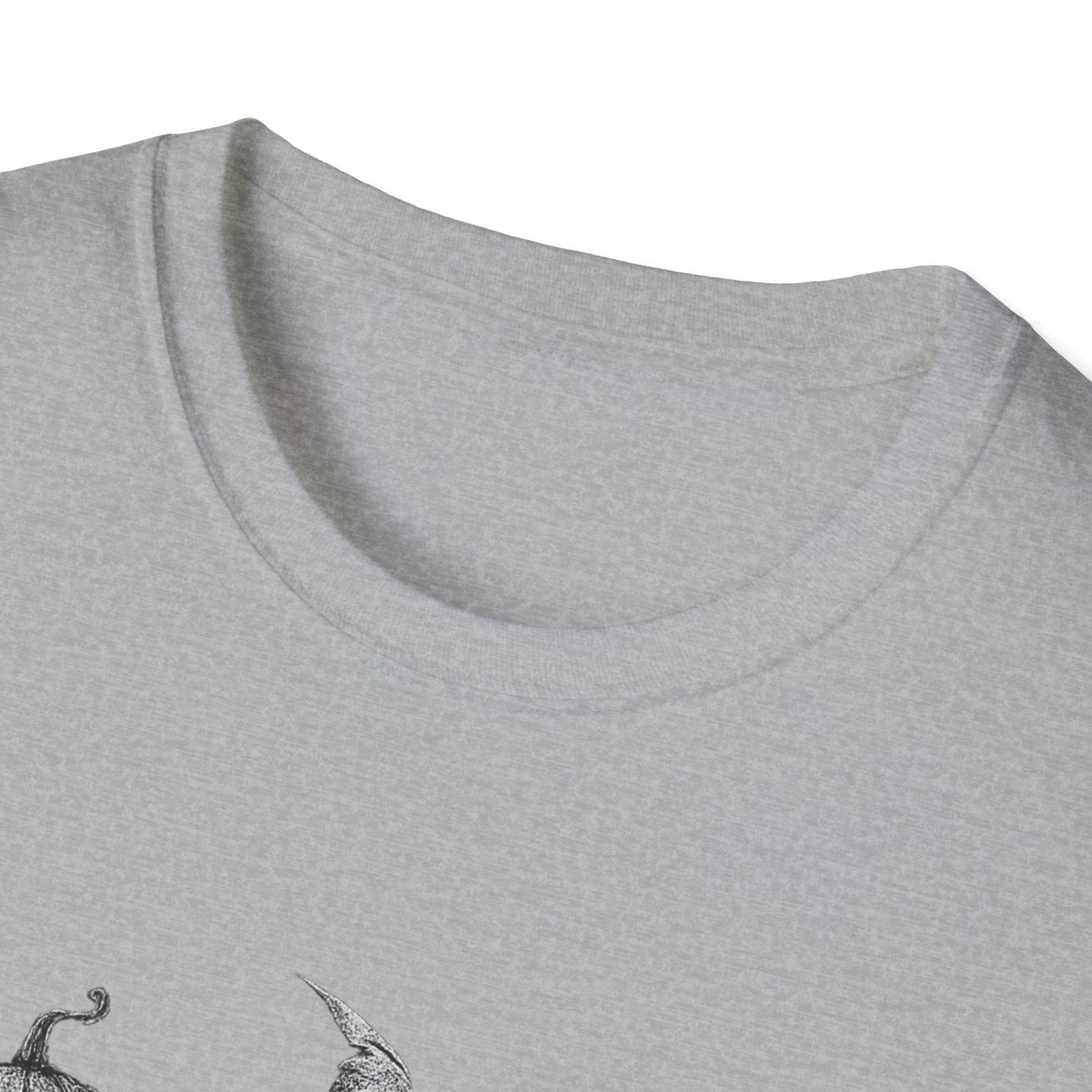 Halloween Graphic Tee, Unisex Softstyle T-Shirt, Spooky Season Shirt, Fall Fashion, Halloween Costume Top