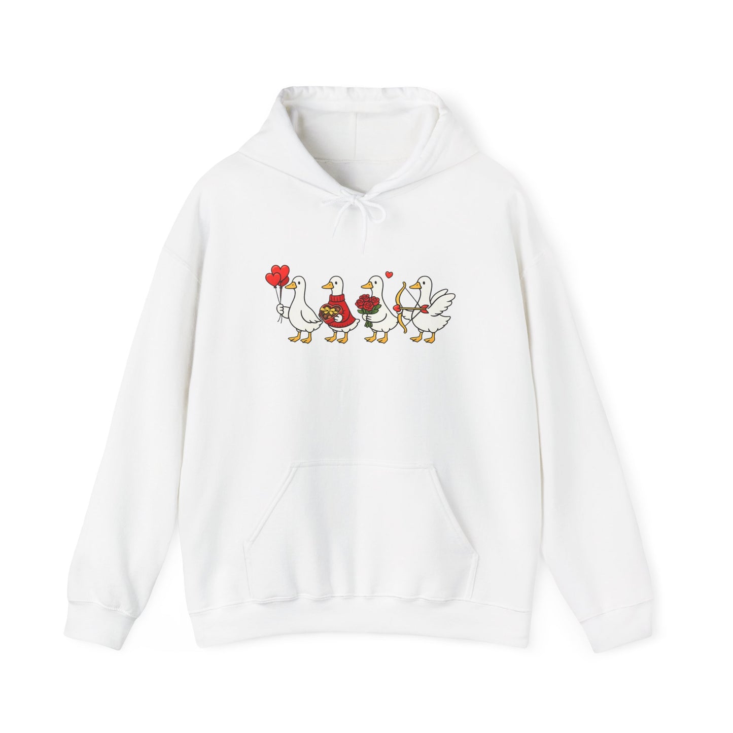 Cute Duck Family Hoodie — Whimsical Springtime Birds Pullover