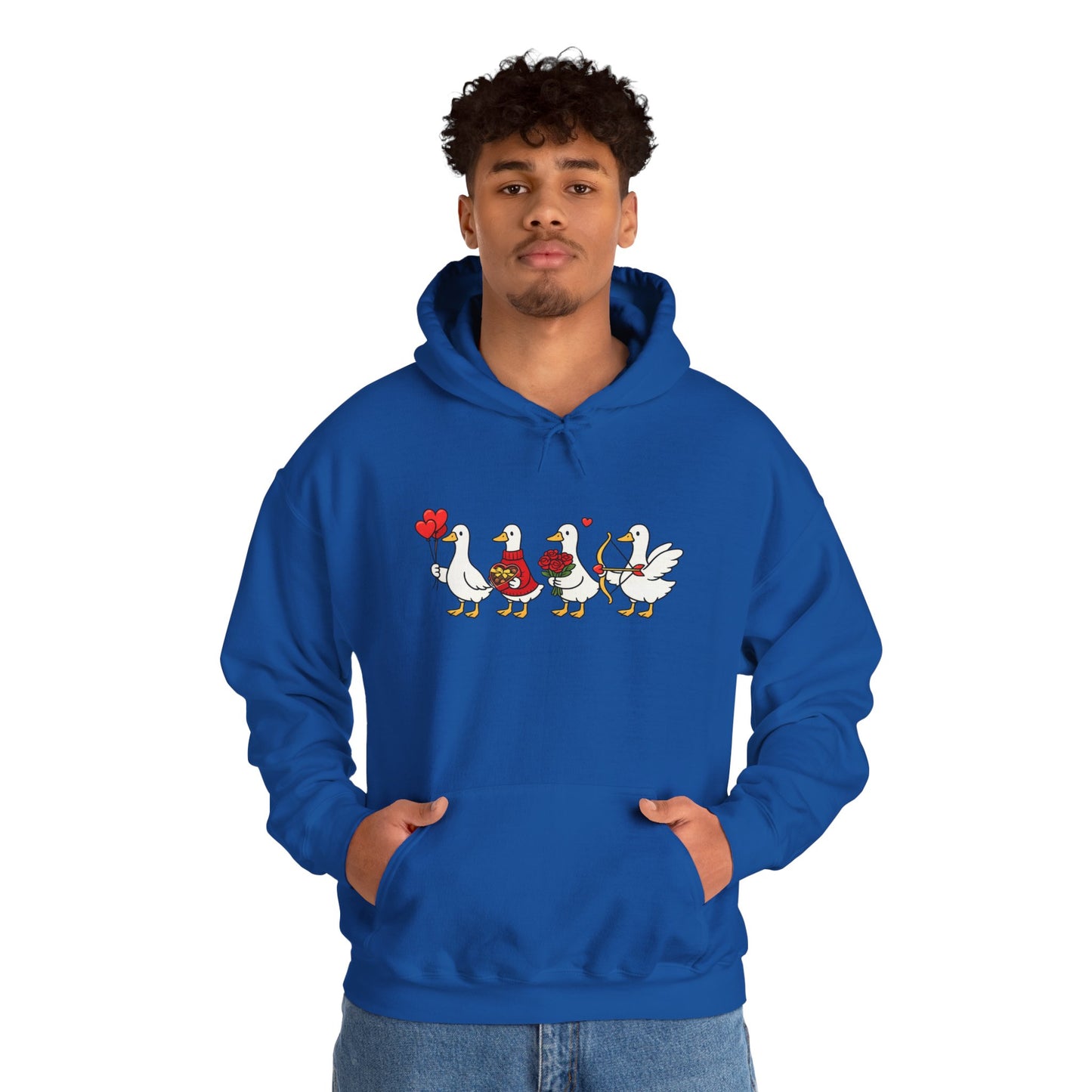 Cute Duck Family Hoodie — Whimsical Springtime Birds Pullover