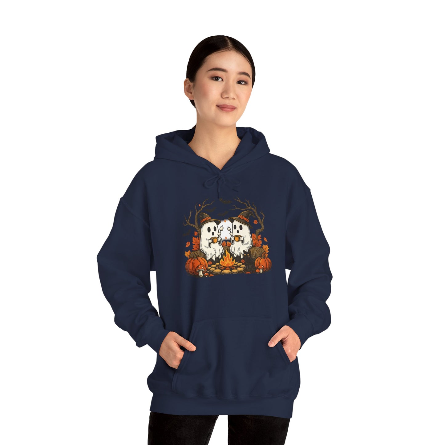 Cozy Halloween Hoodie, Unisex Hooded Hoodie, Fall Outfit, Pumpkin Patch Hoodie, Halloween Gift, Spooky Season Apparel