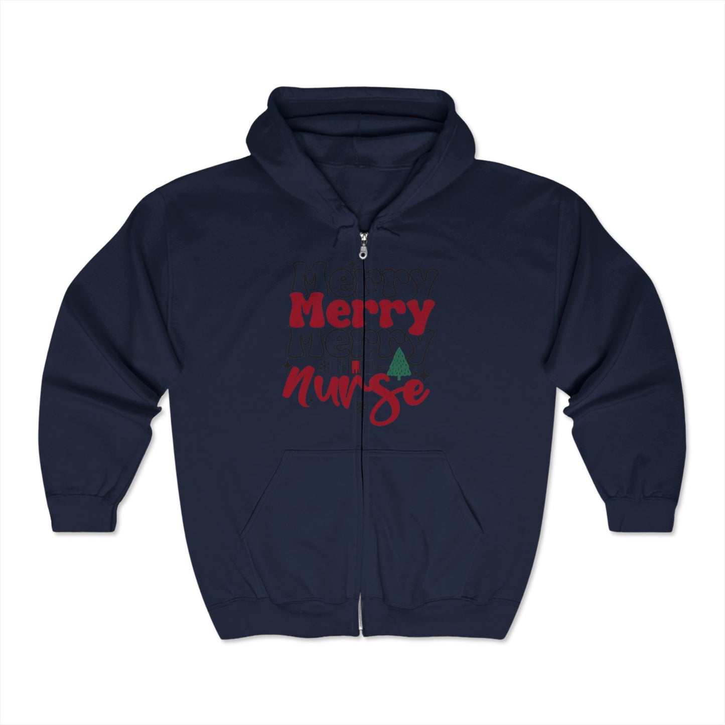 Christmas Unisex Heavy Blend™ Full Zip Hooded Sweatshirt