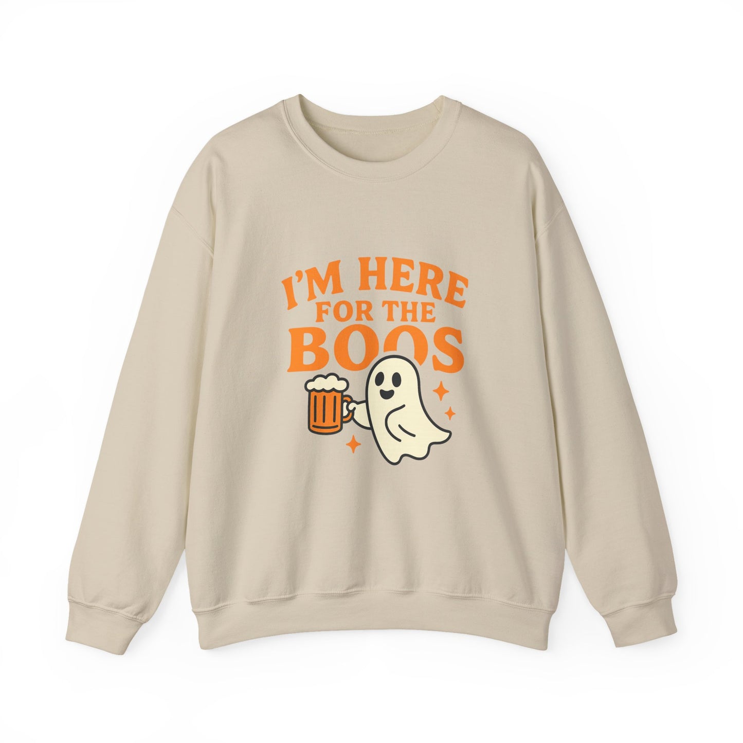 Halloween Spirit Crewneck Sweatshirt - Cozy Ghost Design for Fall Fun, Unisex Sweatshirt, Spooktacular Gift, Halloween Party Wear, [...]