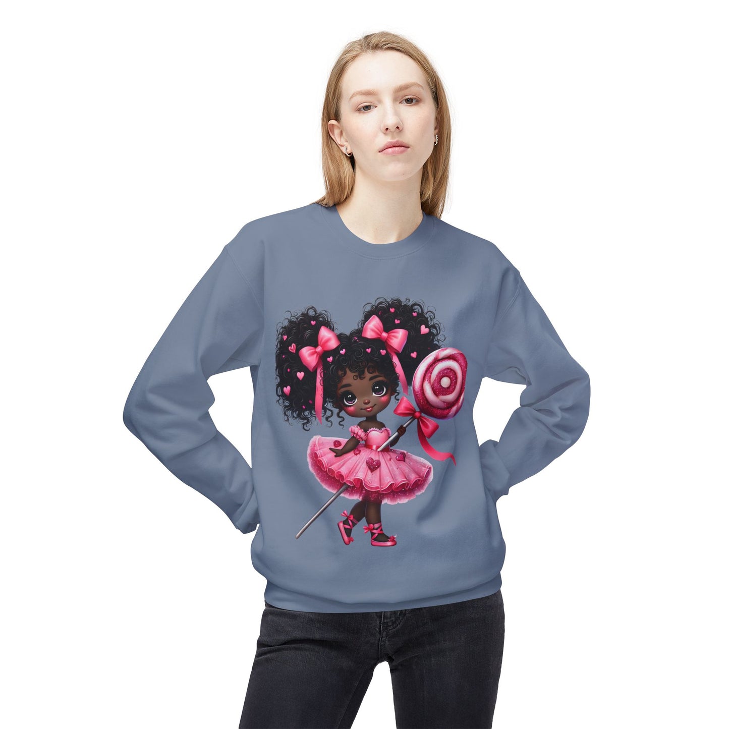 Valentines Unisex Midweight Softstyle Fleece Crewneck Sweatshirt