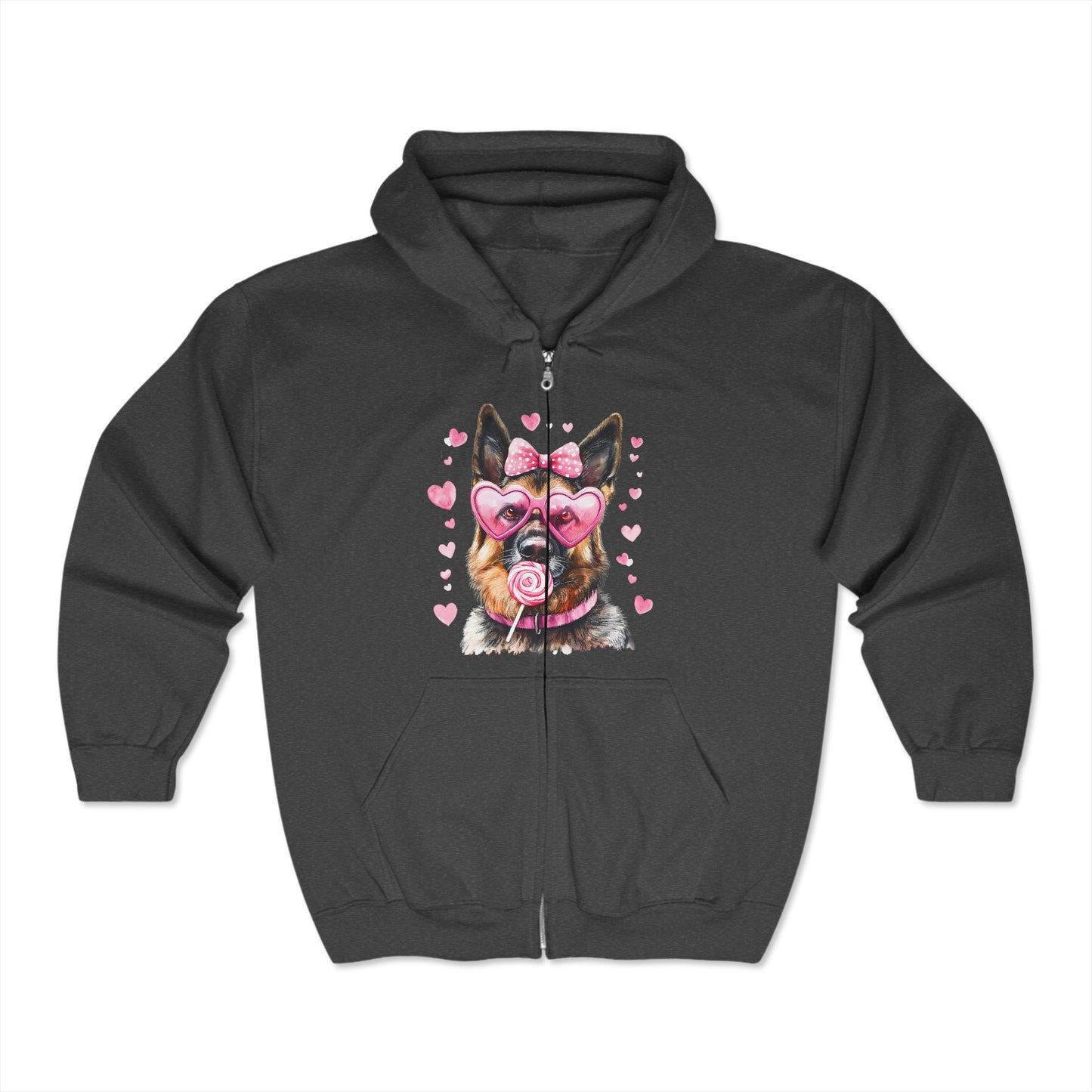 Valentines Unisex Heavy Blend™ Full Zip Hooded Sweatshirt