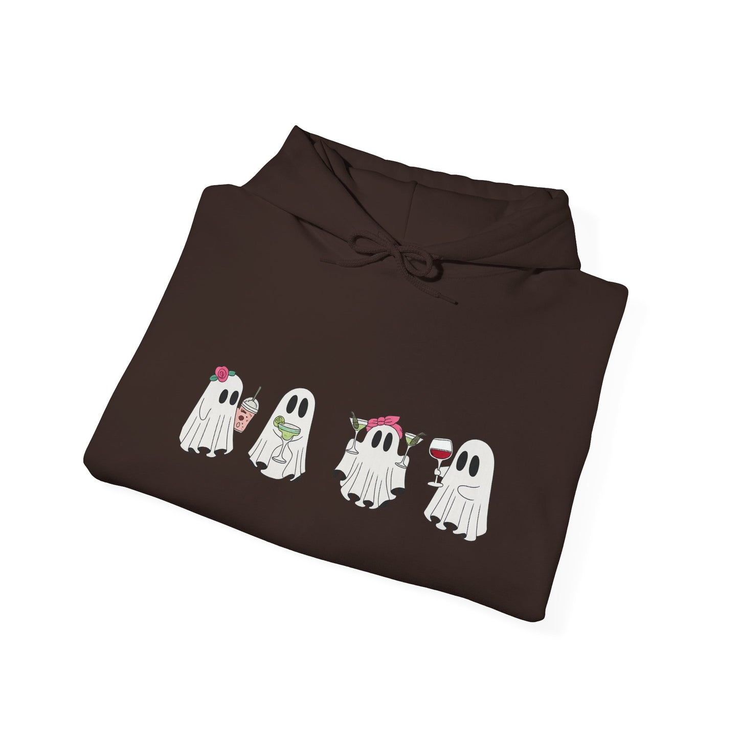 Cute Ghosts Unisex Hoodie - Cozy Halloween Hoodie, Fall Apparel, Gift for Ghost Lovers, Casual Wear, Spooky Season