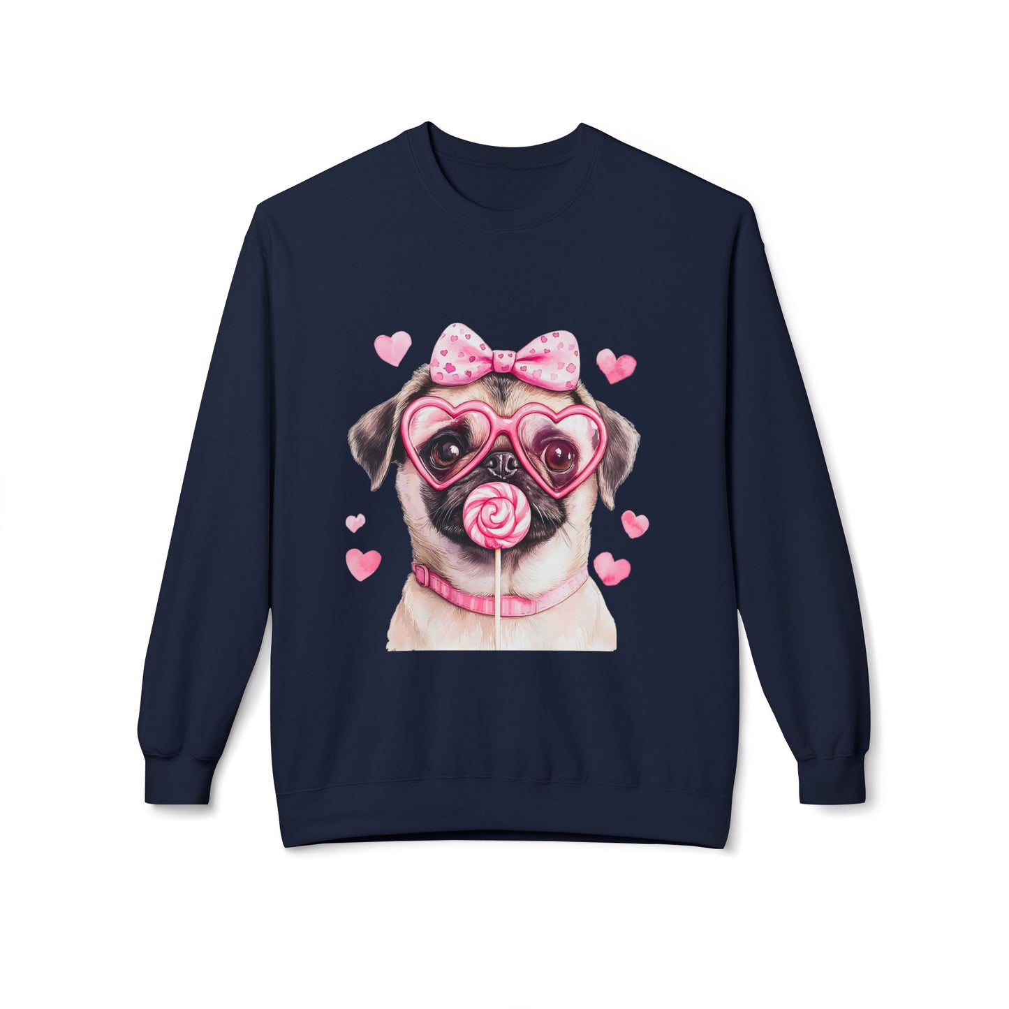 Valentines Unisex Midweight Softstyle Fleece Crewneck Sweatshirt