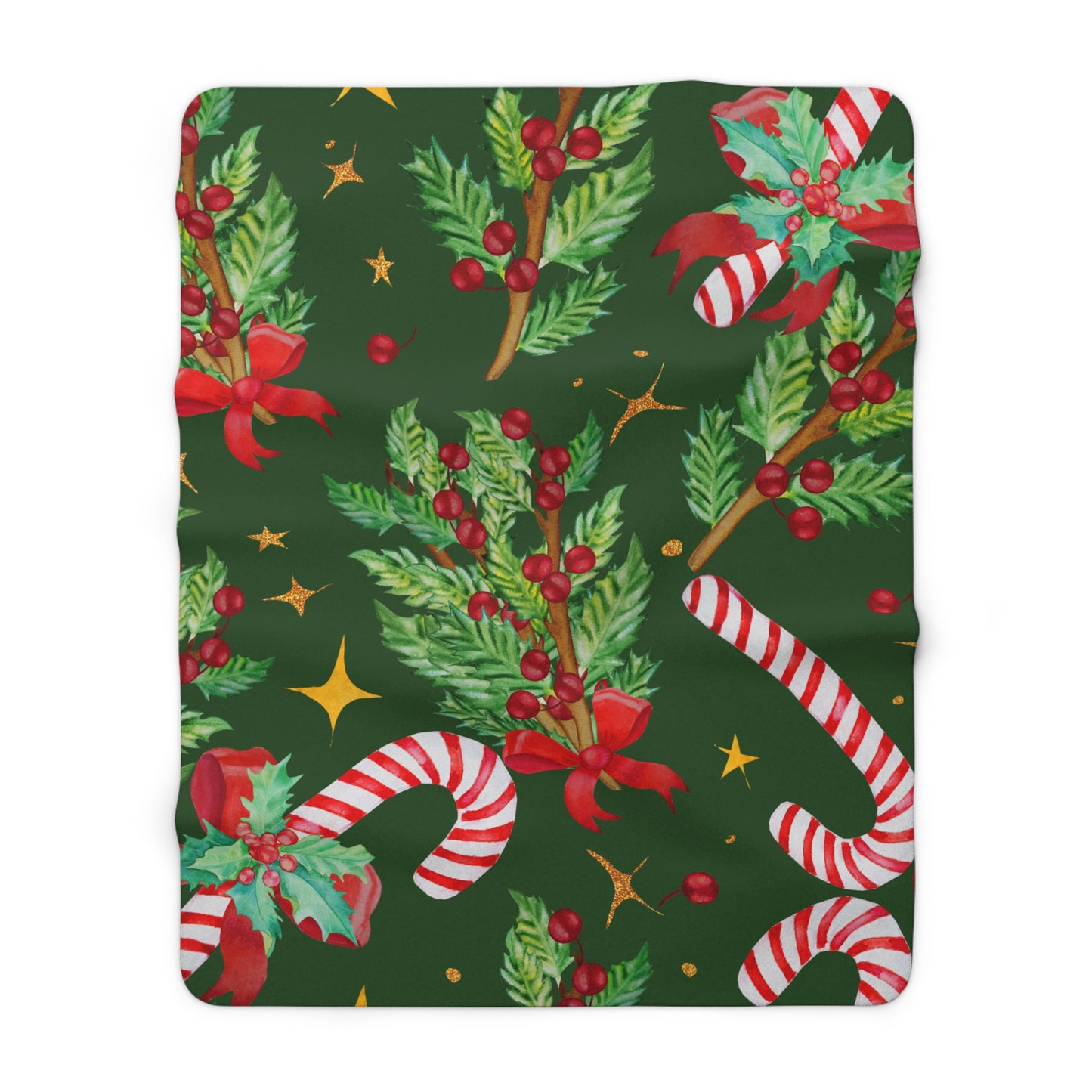 Christmas Candy Cane Blanket