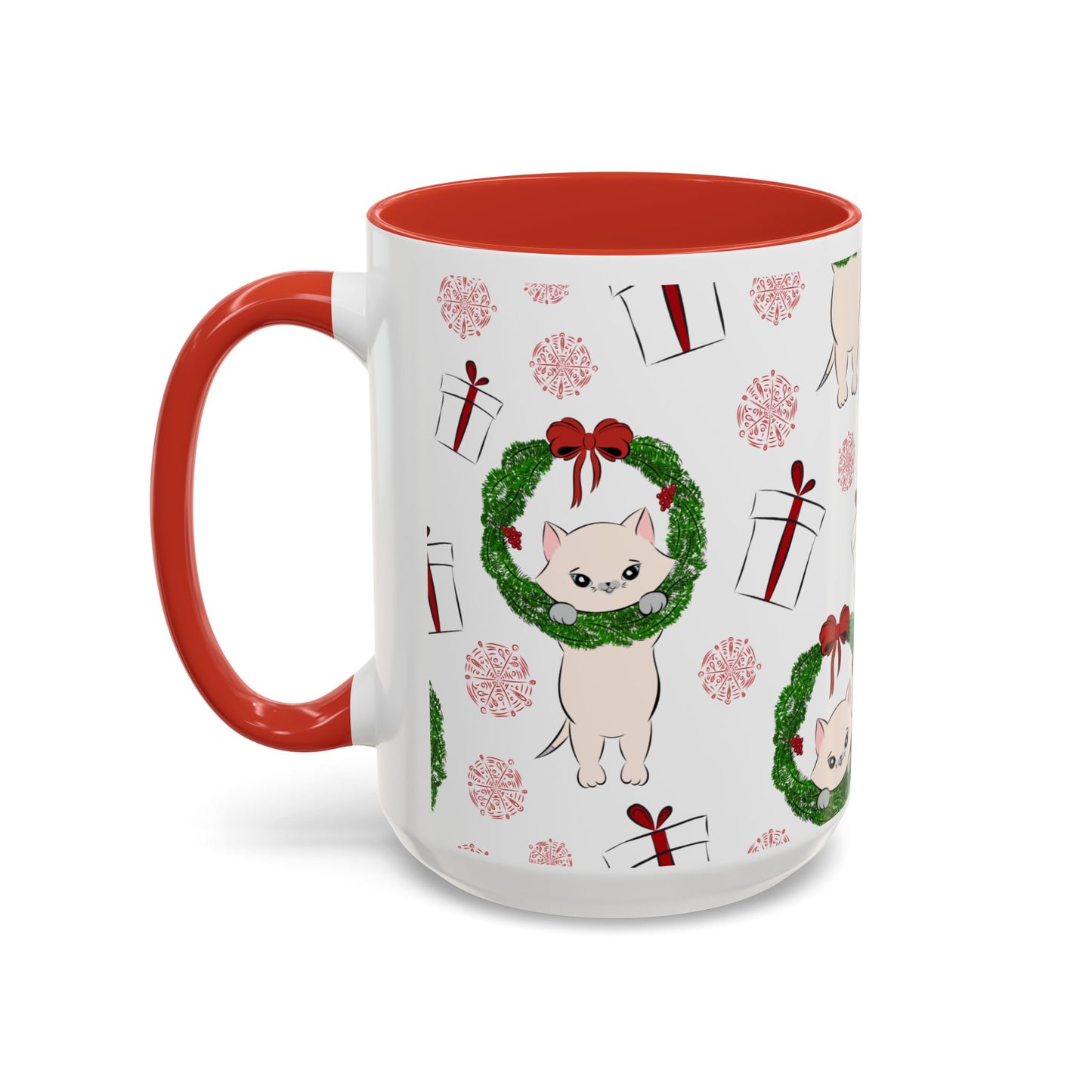 Christmas Accent Coffee Mug (11, 15oz)
