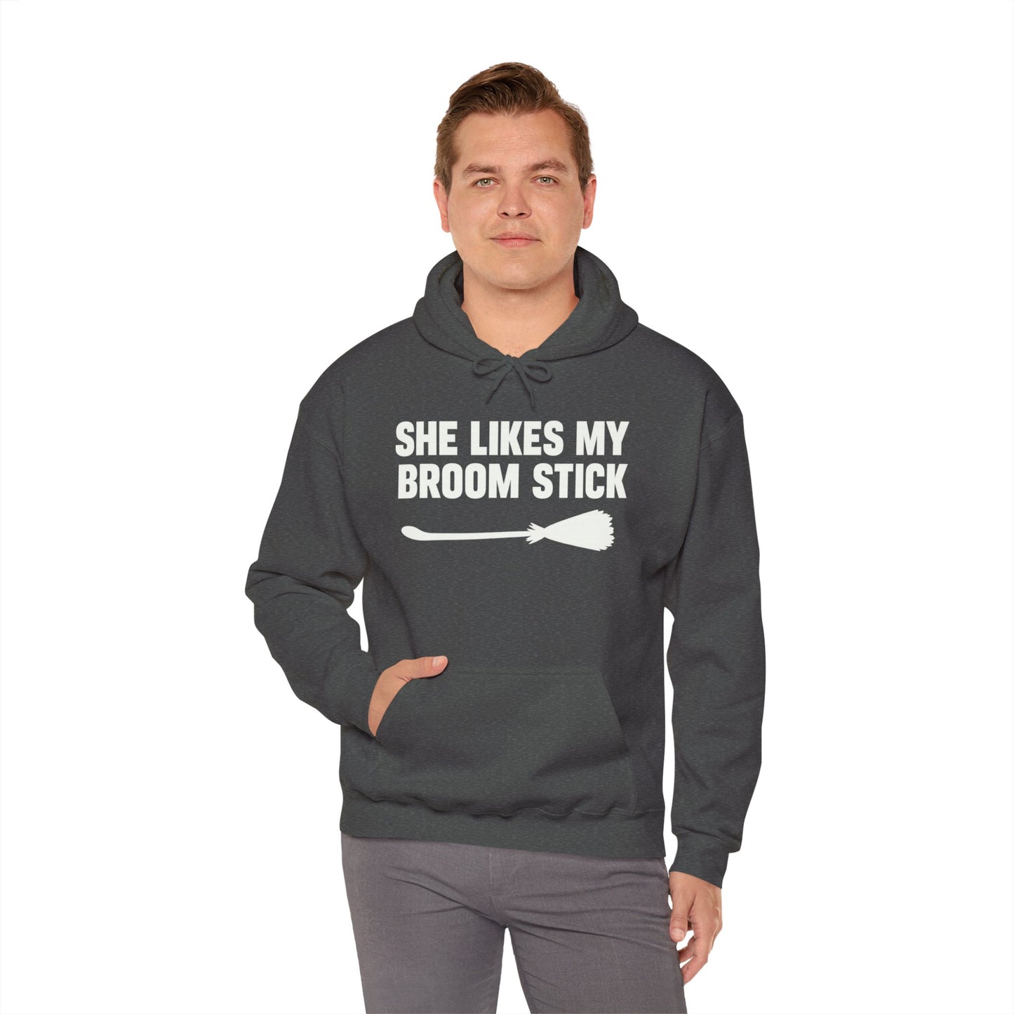 Funny Broomstick Sweatshirt for Witch Lovers, Halloween Hoodie, Unique Gift for Her, Cozy Unisex Sweater, Spooky Apparel
