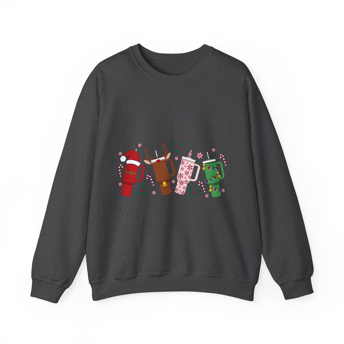 Christmas Golf Club Crewneck Sweatshirt — Festive Golfing Club Cartoon Design