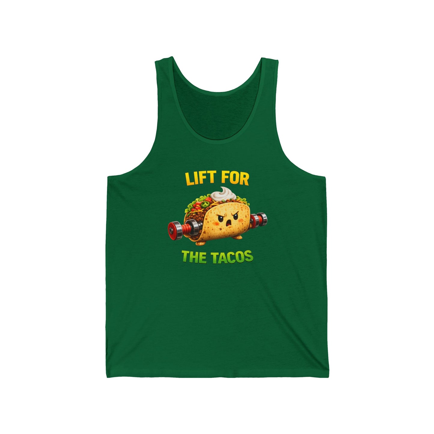 Lift for the Tacos Tank Top — Funny Gym Taco Workout Tank