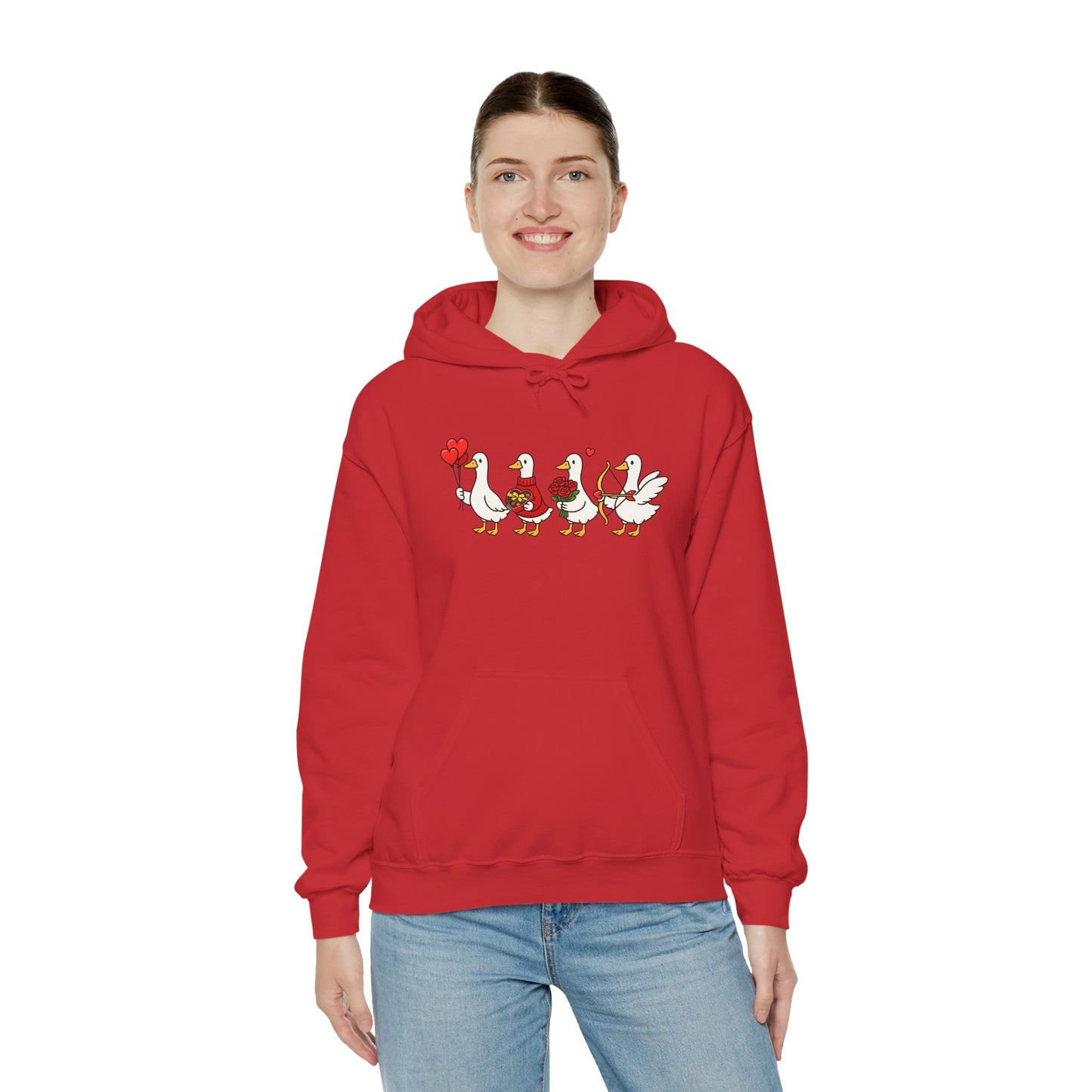 Cute Duck Family Hoodie — Whimsical Springtime Birds Pullover