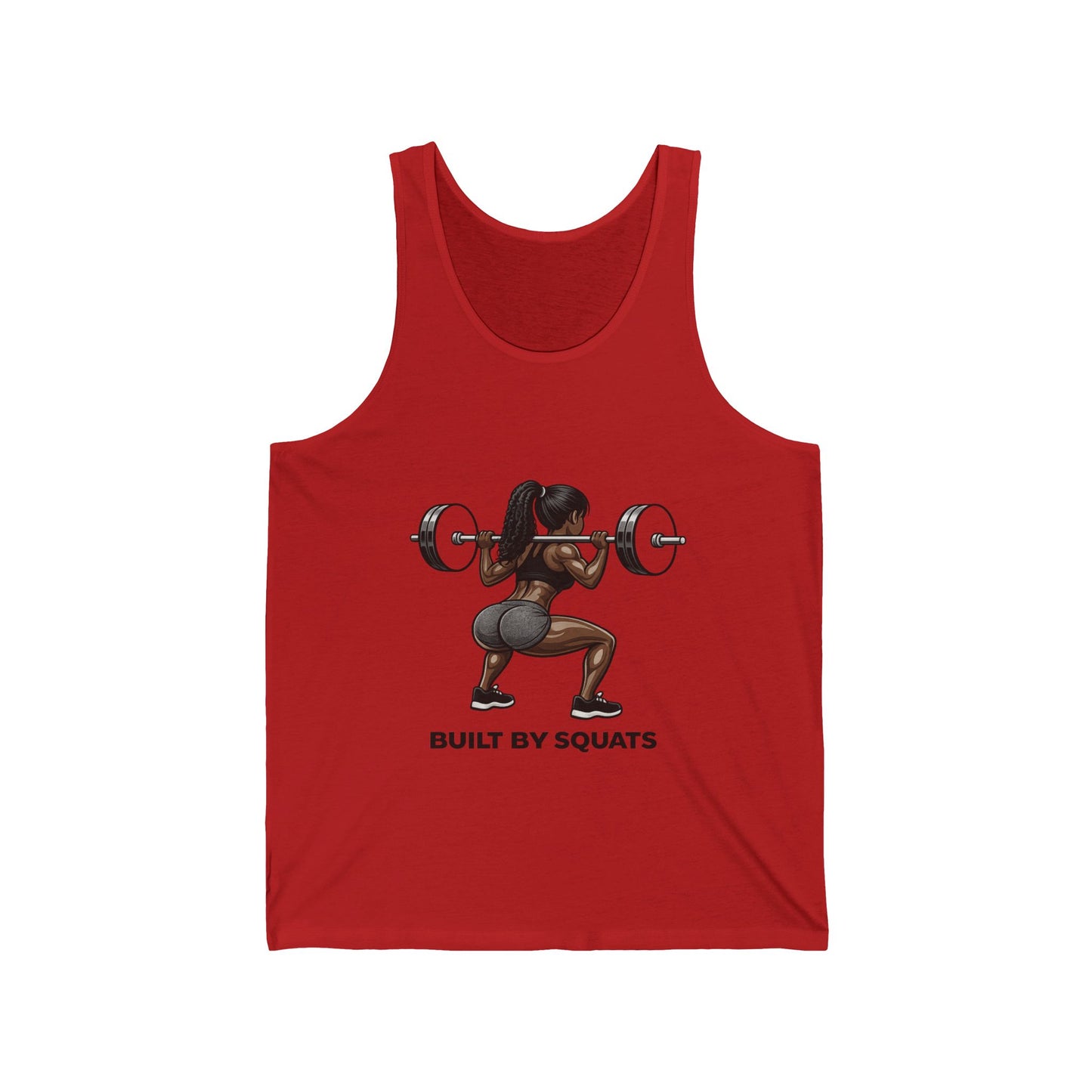 Built By Squats Tank Top — Women’s Weightlifting Gym Tank