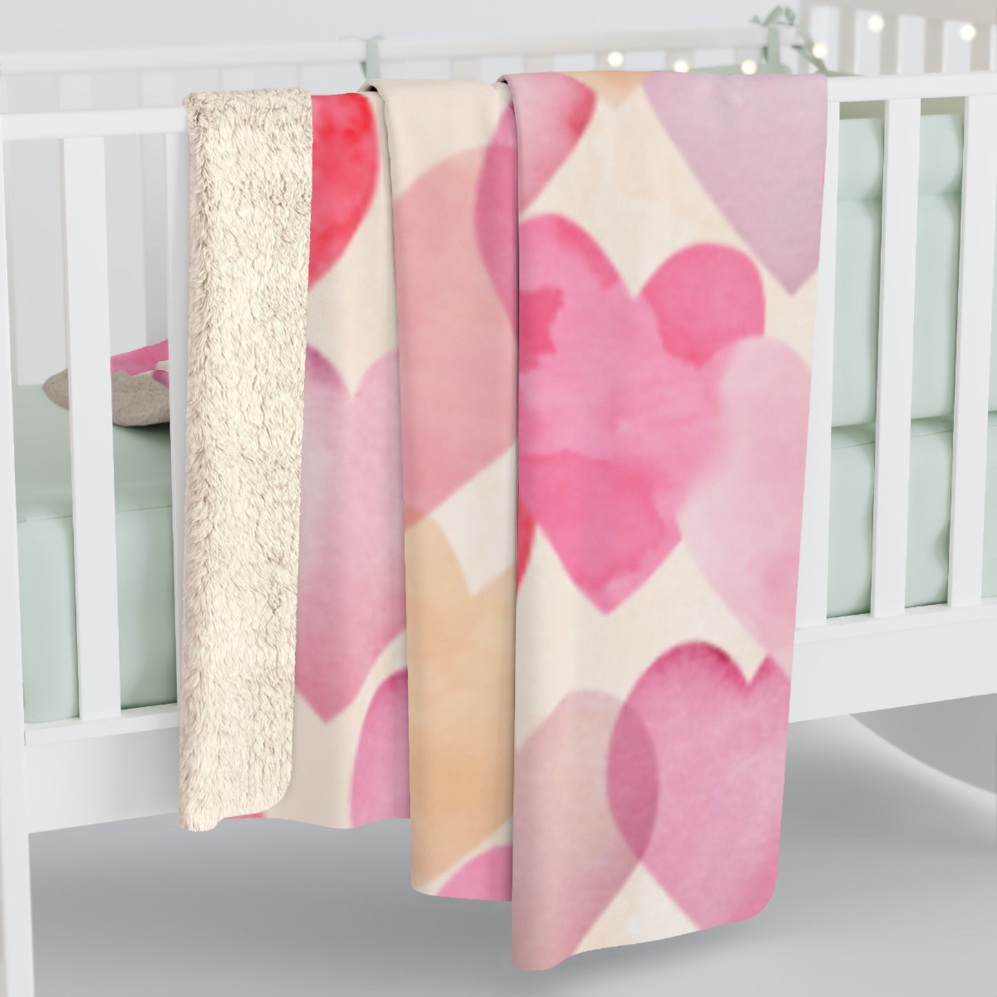 Valentines Sherpa Fleece Blanket