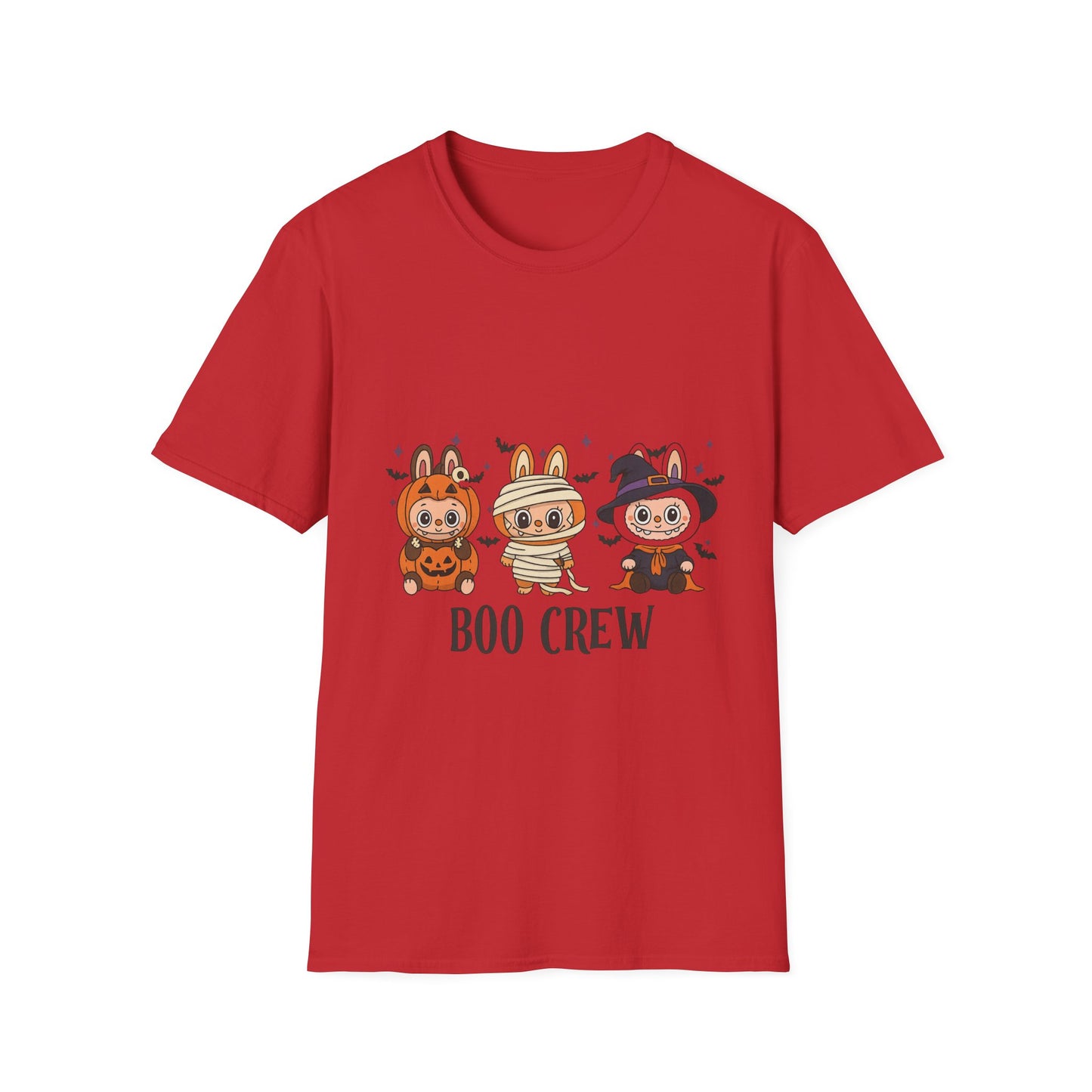 Boo Crew Halloween T-Shirt, Unisex Softstyle Tee, Cute Halloween Shirt, Fall Festival Apparel, Spooky Season Gift, Trick or Treat Top