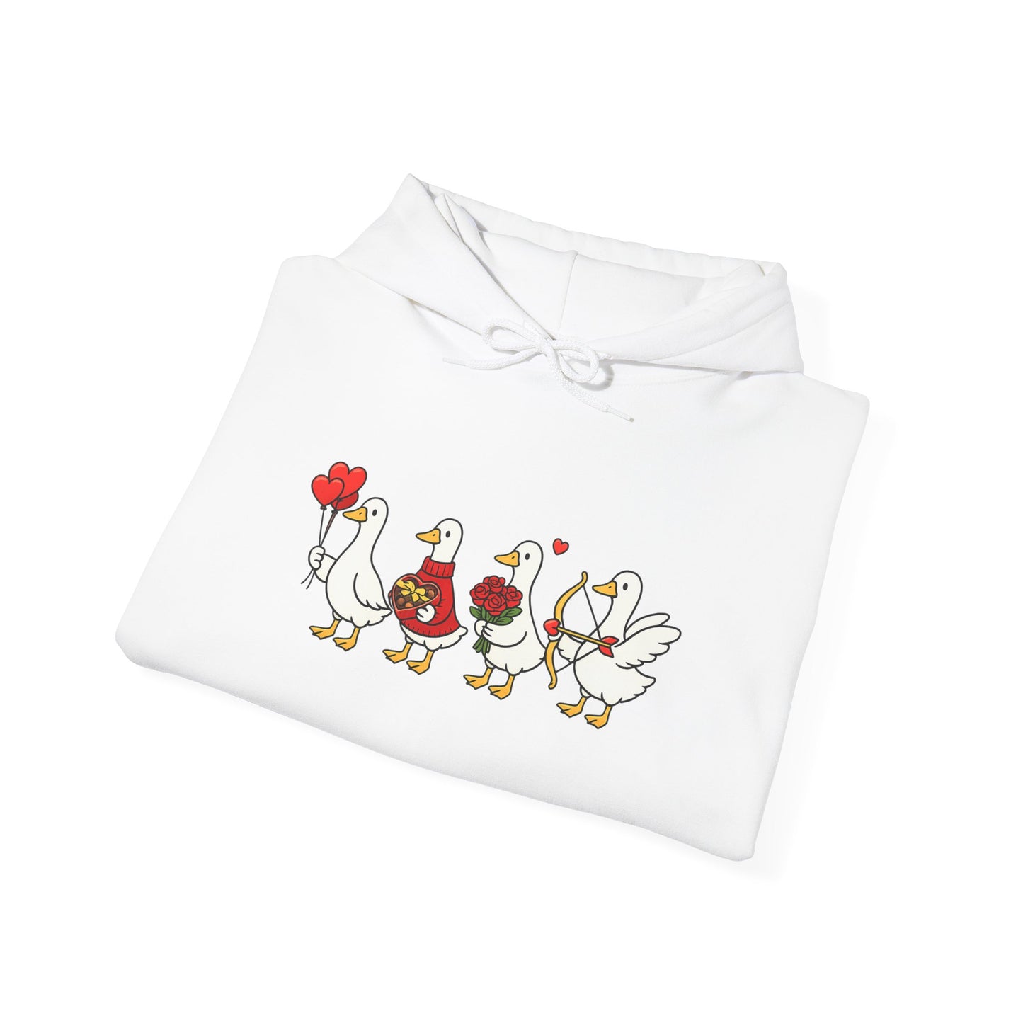 Cute Duck Family Hoodie — Whimsical Springtime Birds Pullover