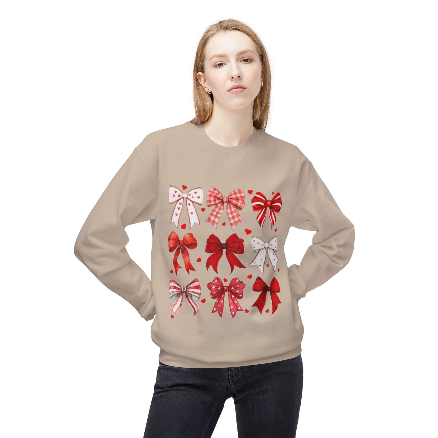 Valentines Unisex Midweight Softstyle Fleece Crewneck Sweatshirt
