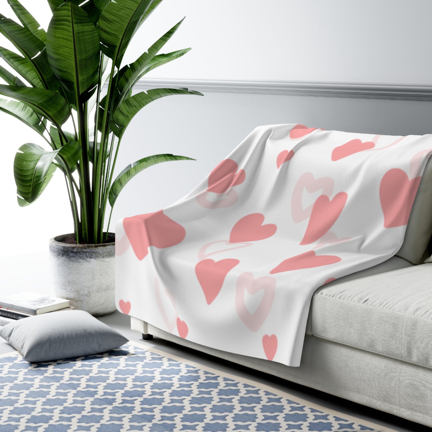 Valentines Sherpa Fleece Blanket