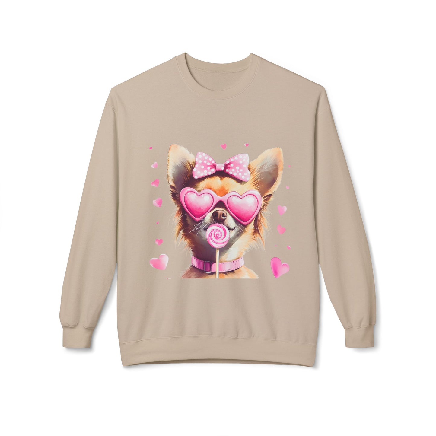 Valentines Unisex Midweight Softstyle Fleece Crewneck Sweatshirt