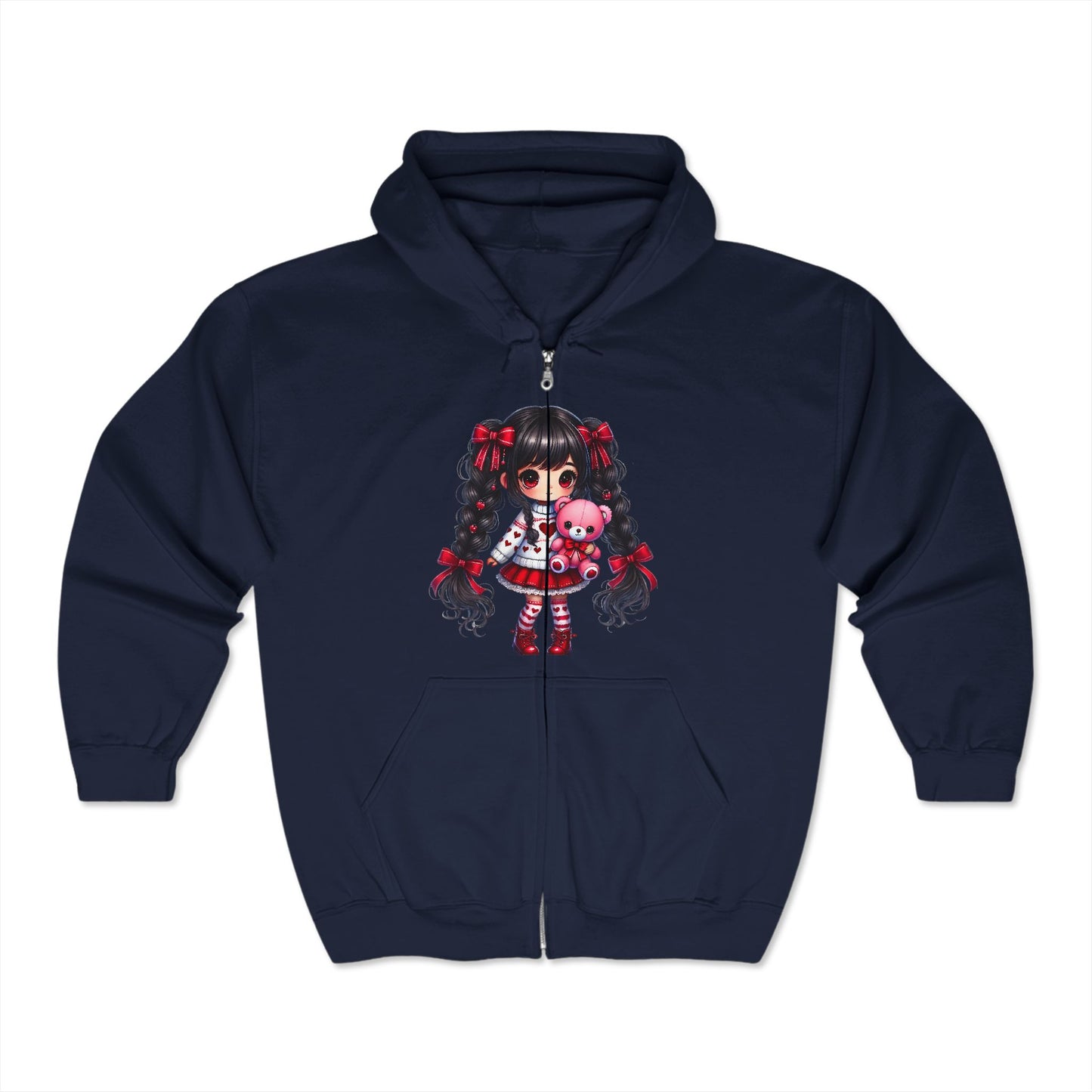 Valentines Unisex Heavy Blend™ Full Zip Hooded Sweatshirt
