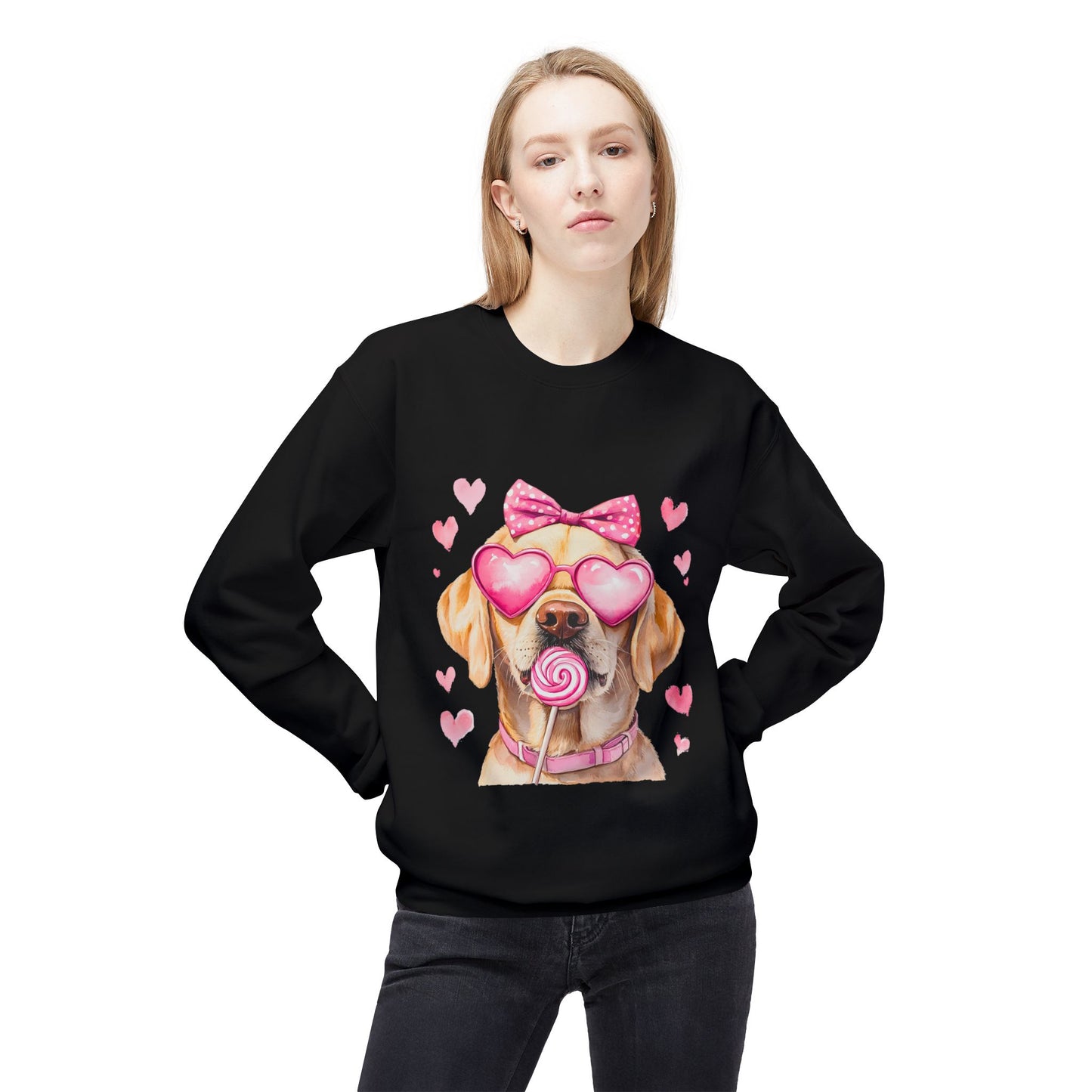 Valentines Unisex Midweight Softstyle Fleece Crewneck Sweatshirt