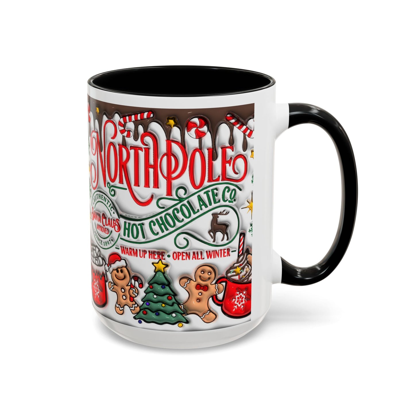 Christmas Accent Coffee Mug (11, 15oz)