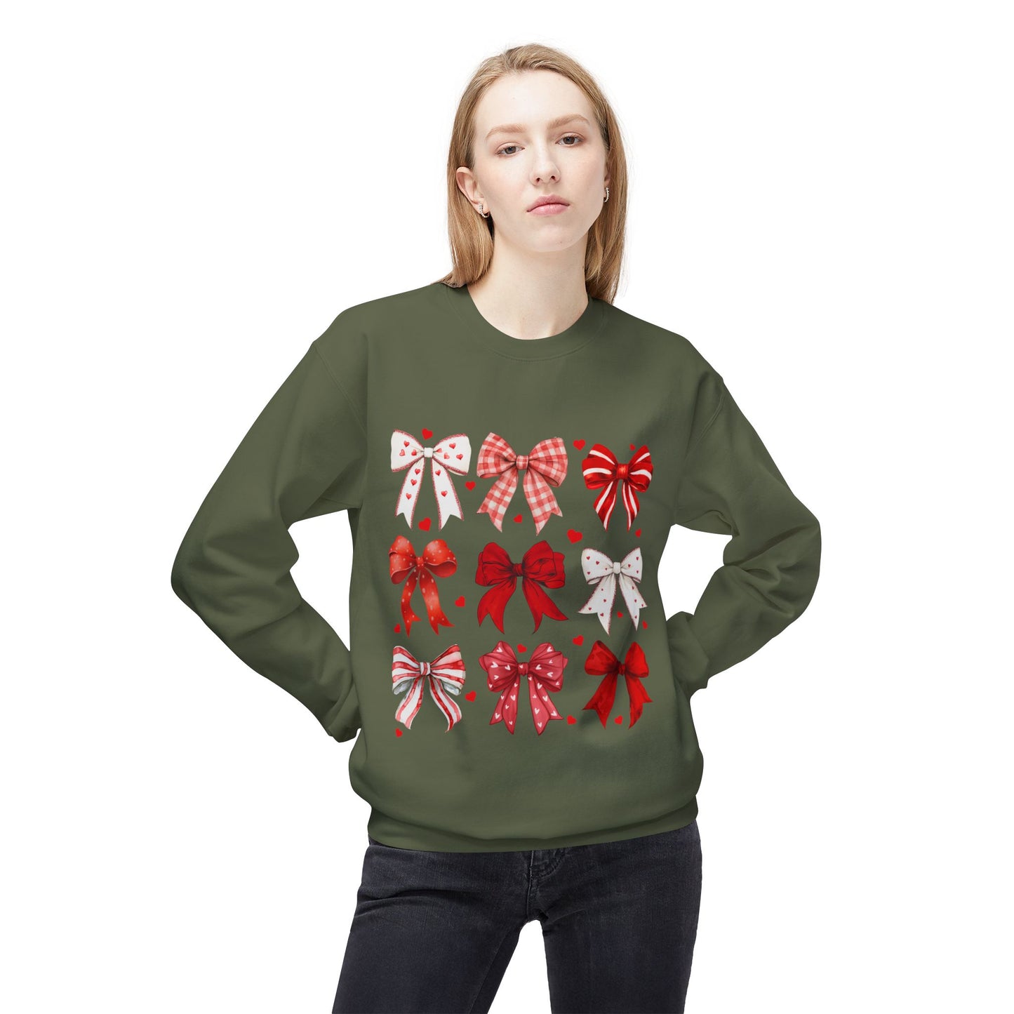 Valentines Unisex Midweight Softstyle Fleece Crewneck Sweatshirt