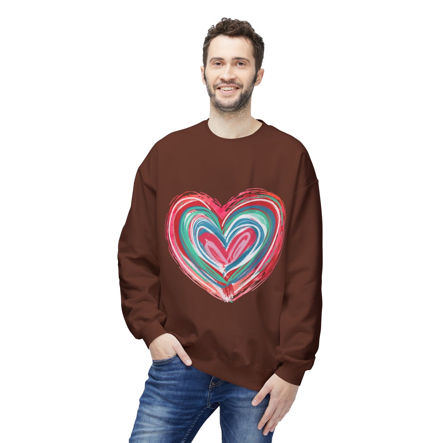 Valentines Unisex Midweight Softstyle Fleece Crewneck Sweatshirt