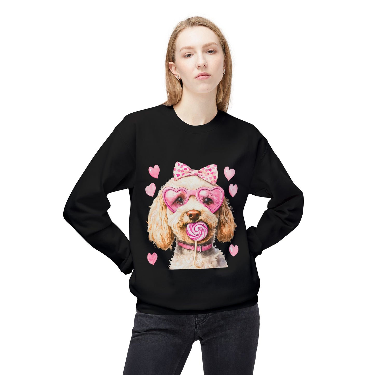 Valentines Unisex Midweight Softstyle Fleece Crewneck Sweatshirt