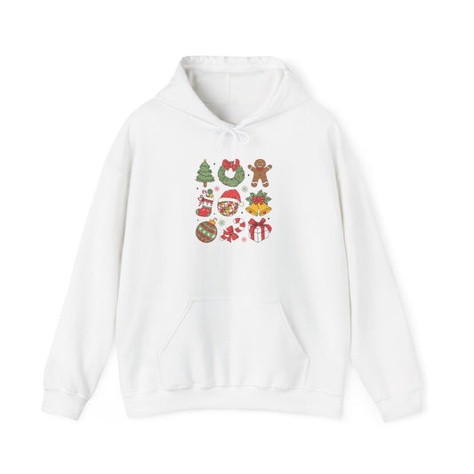 Festive Holiday Hoodie, Cozy Sweatshirt for Christmas, Unisex Holiday Apparel, Winter Gift Idea, Cute Sweatshirt with Holiday Designs