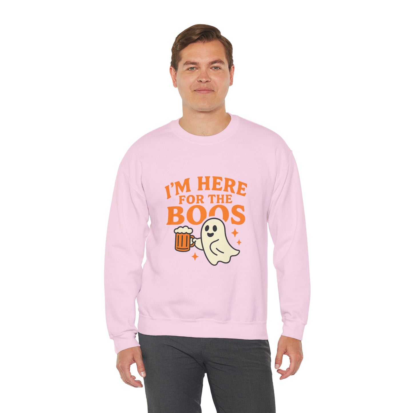 Halloween Spirit Crewneck Sweatshirt - Cozy Ghost Design for Fall Fun, Unisex Sweatshirt, Spooktacular Gift, Halloween Party Wear, [...]