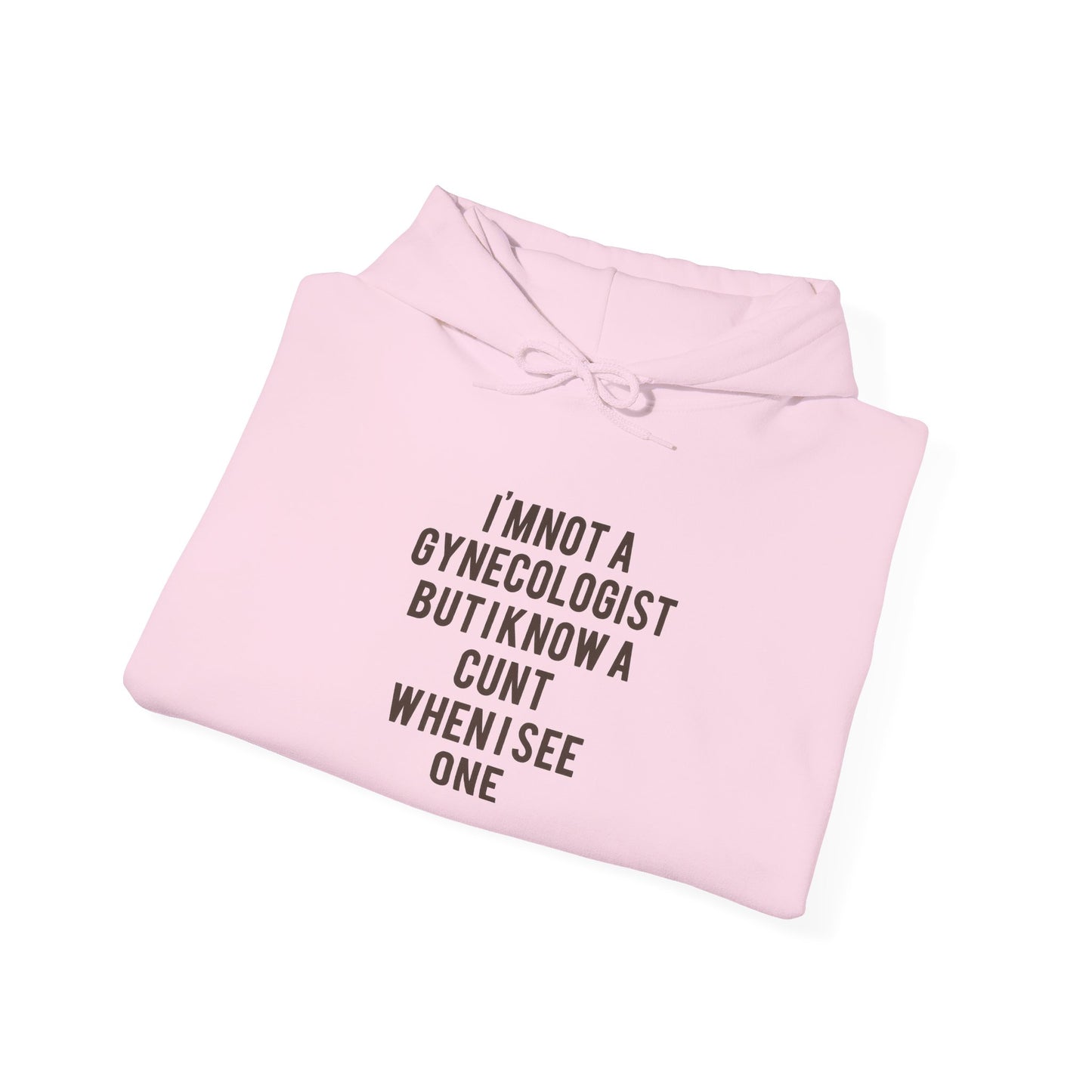 Funny Gyno Sweatshirt, Unisex Hooded Sweatshirt, Humor Apparel, Gift for Her, Statement Hoodie, Perfect for Casual Wear