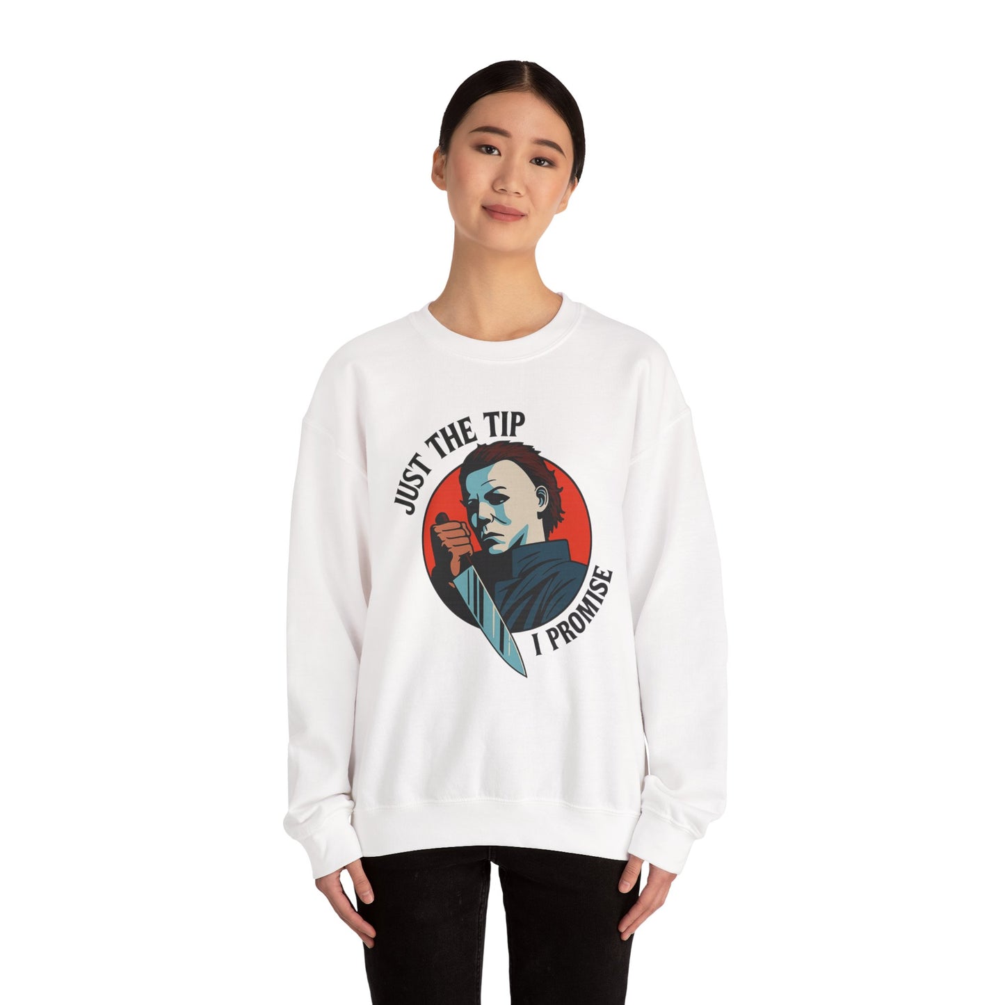 Spooky Humor Crewneck Sweatshirt | Funny Fall Fashion, Halloween Gift, Cozy Sweatshirt, Unisex Apparel, Casual Wear