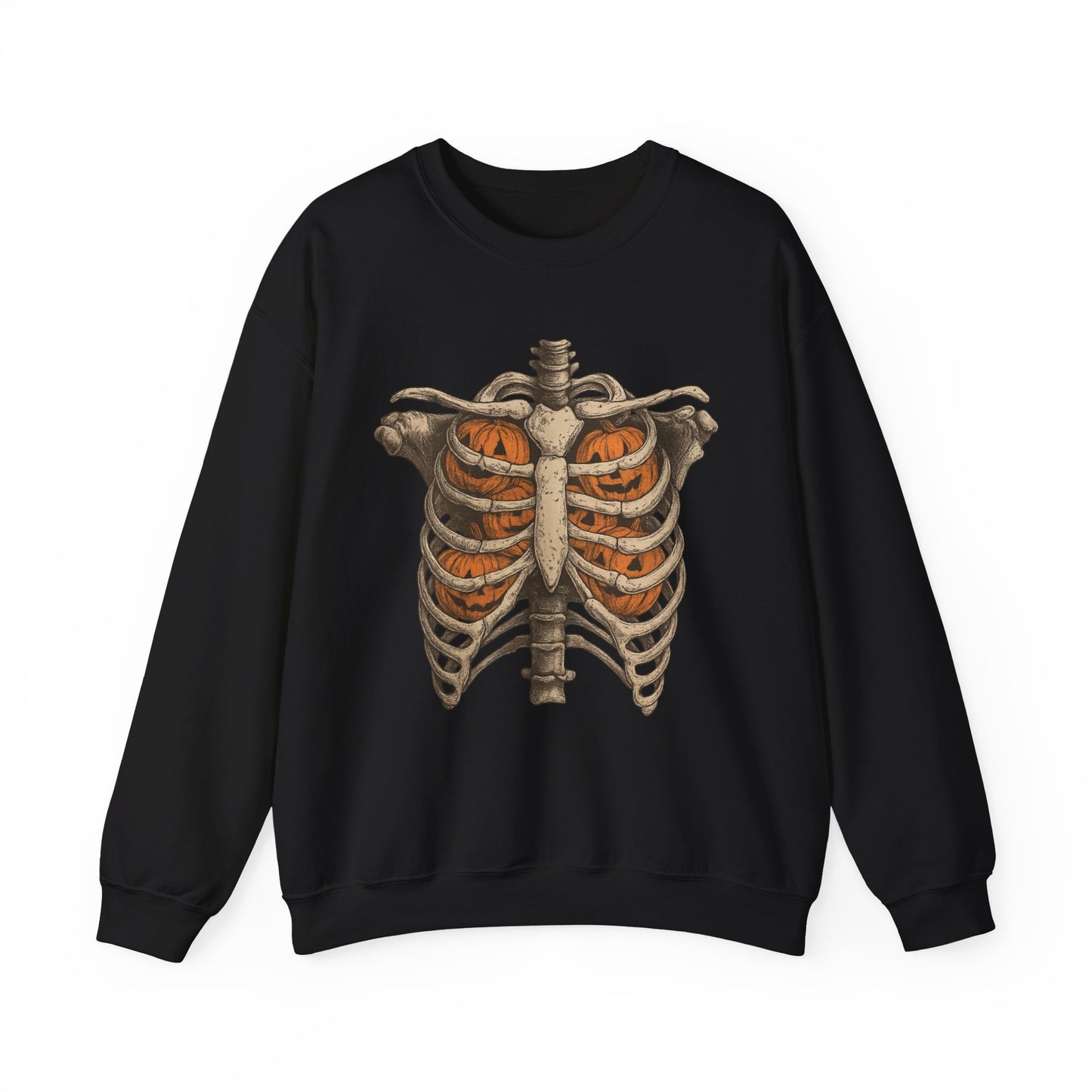 Halloween Skeleton Sweatshirt, Unisex Crewneck, Fall Fashion, Spooky Apparel, Gift for Halloween, Cozy Pullover