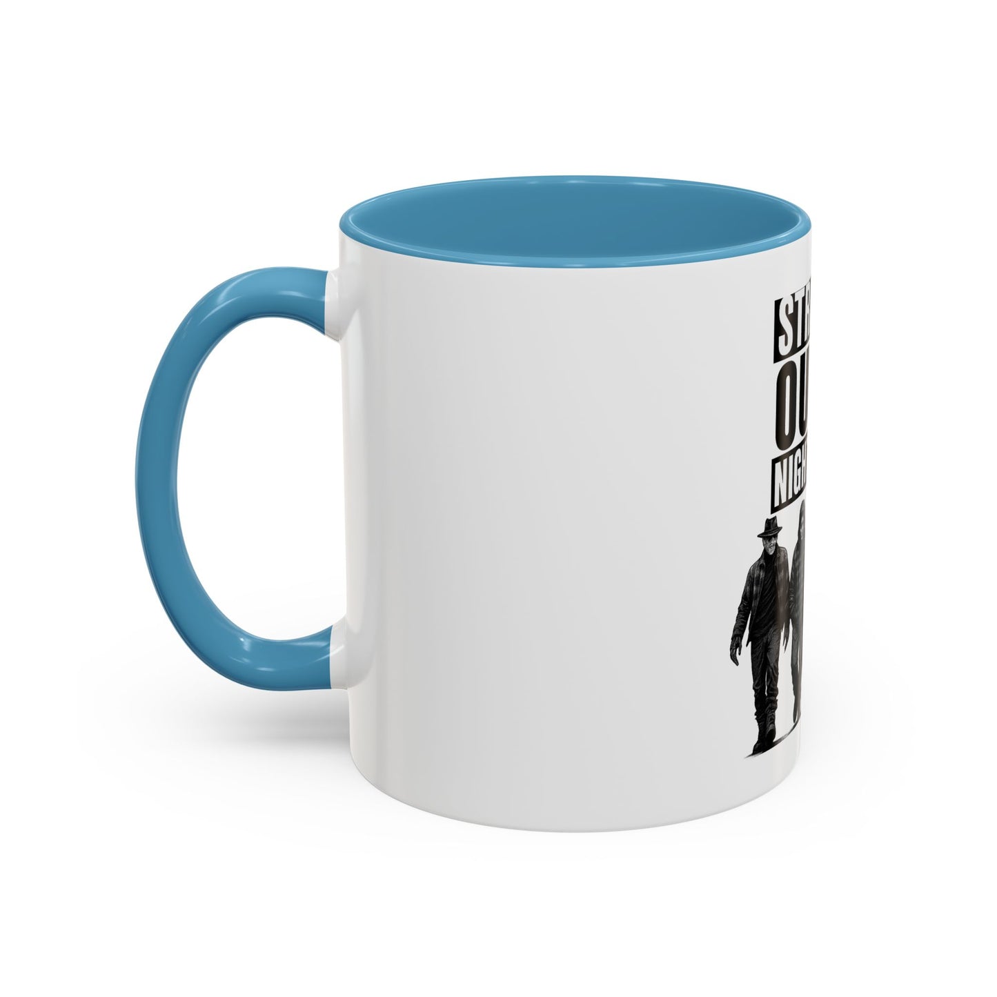 Straight Outta Nightmares Accent Coffee Mug | Spooky Mug, Horror Coffee Cup, Unique Gift for Halloween, Funware, Collectible Tea Mug