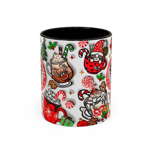Christmas Accent Coffee Mug (11, 15oz)